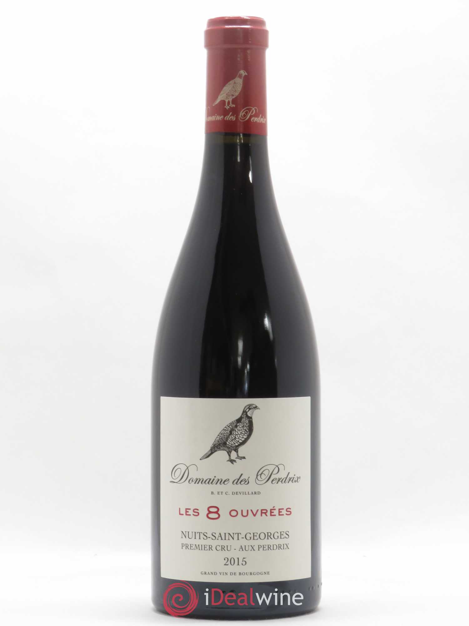 Nuits-Saint-Georges 1er Cru Aux Perdrix Les 8 Ouvrées Perdrix (Domaine des) 2015 - Lot de 1 bouteille - 0