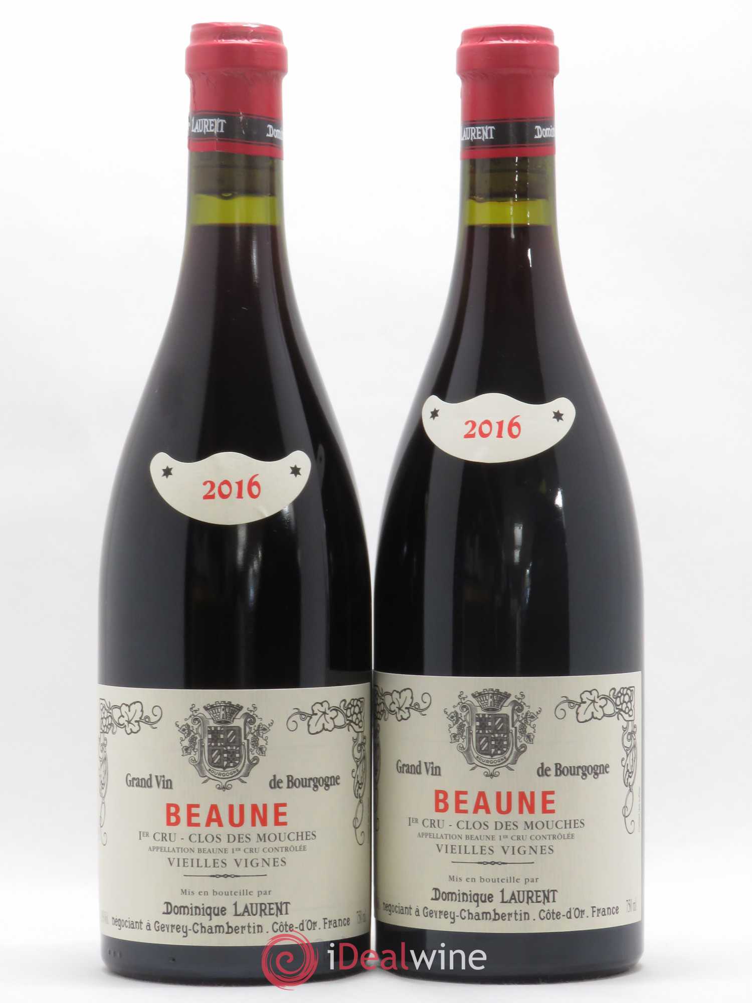 Beaune 1er Cru Clos des Mouches Dominique Laurent vieilles vignes 2016 - Lot de 2 bouteilles - 0