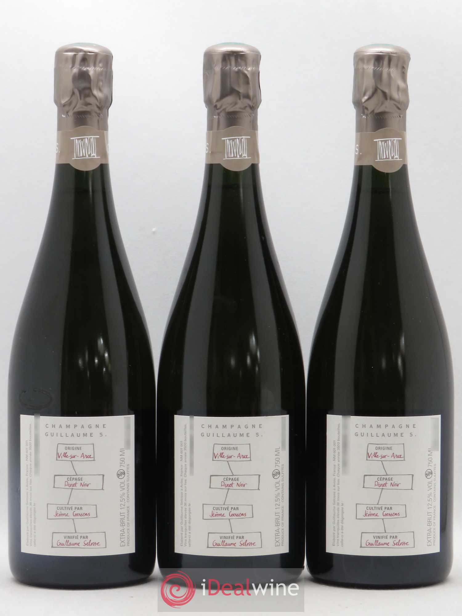 Largillier Extra-Brut Guillaume Selosse - Lot de 3 bouteilles - 1