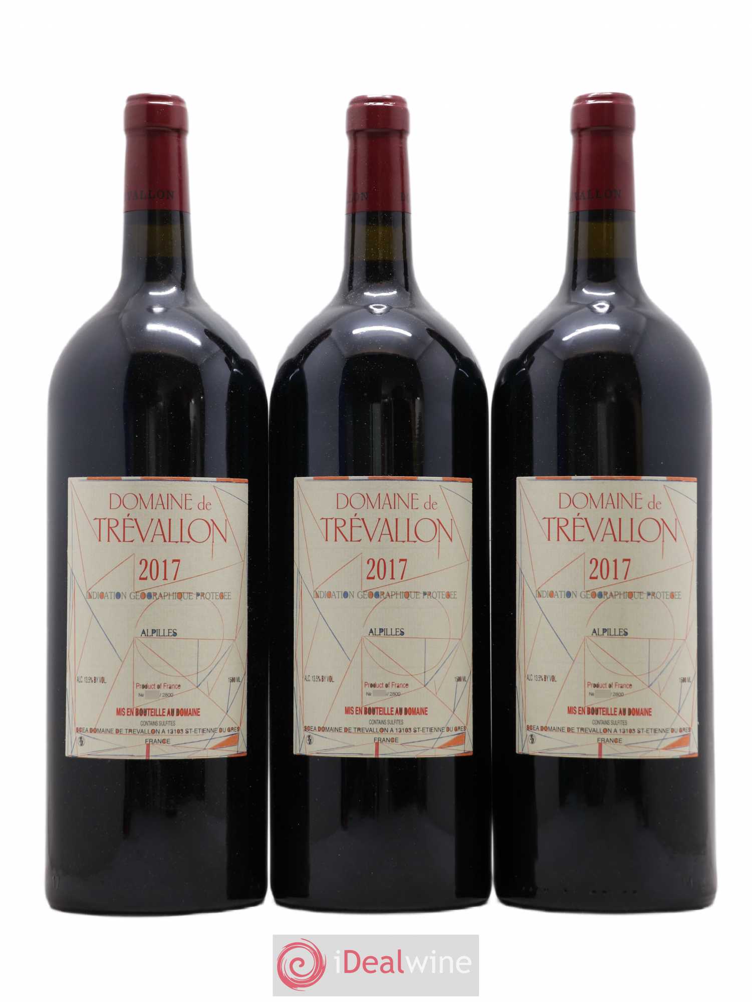 Alpilles Trévallon (Domaine de) Eloi Dürrbach 2017 - Lot de 3 magnums - 0