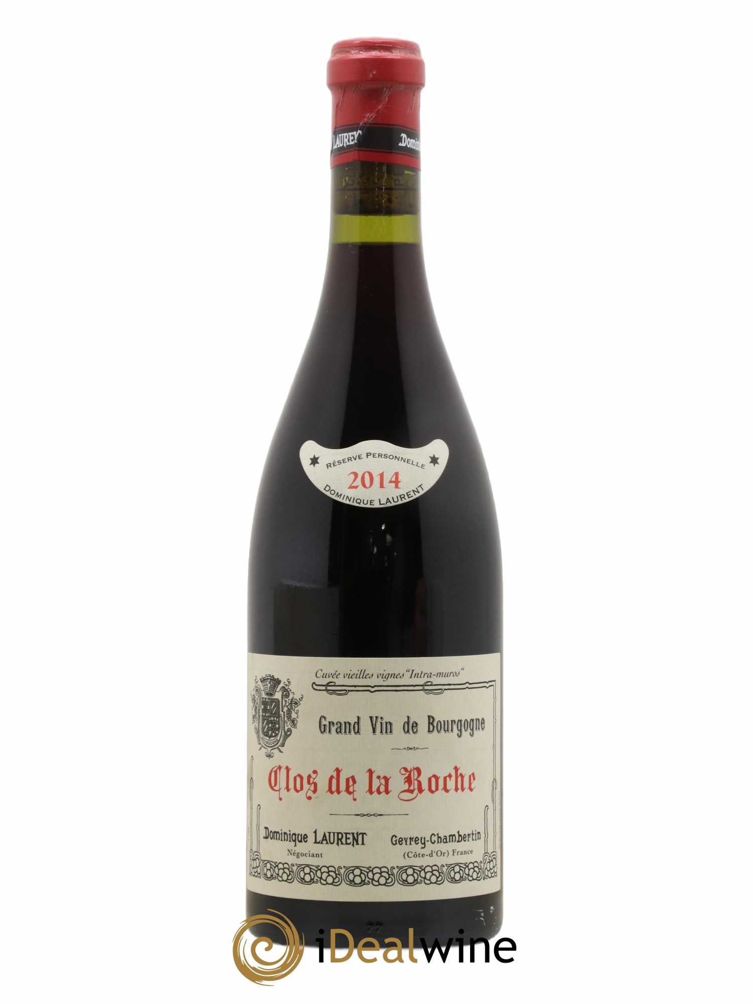 Clos de la Roche Grand Cru Vieilles vignes Intra-muros Dominique Laurent 2014 - Lot de 1 bouteille - 0