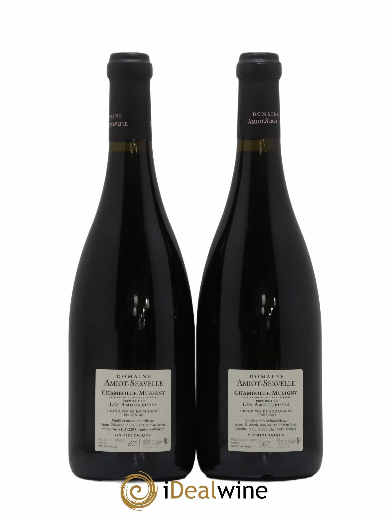 Chambolle-Musigny 1er Cru Les Amoureuses Amiot-Servelle 2017 - Lot de 2 bouteilles - 1