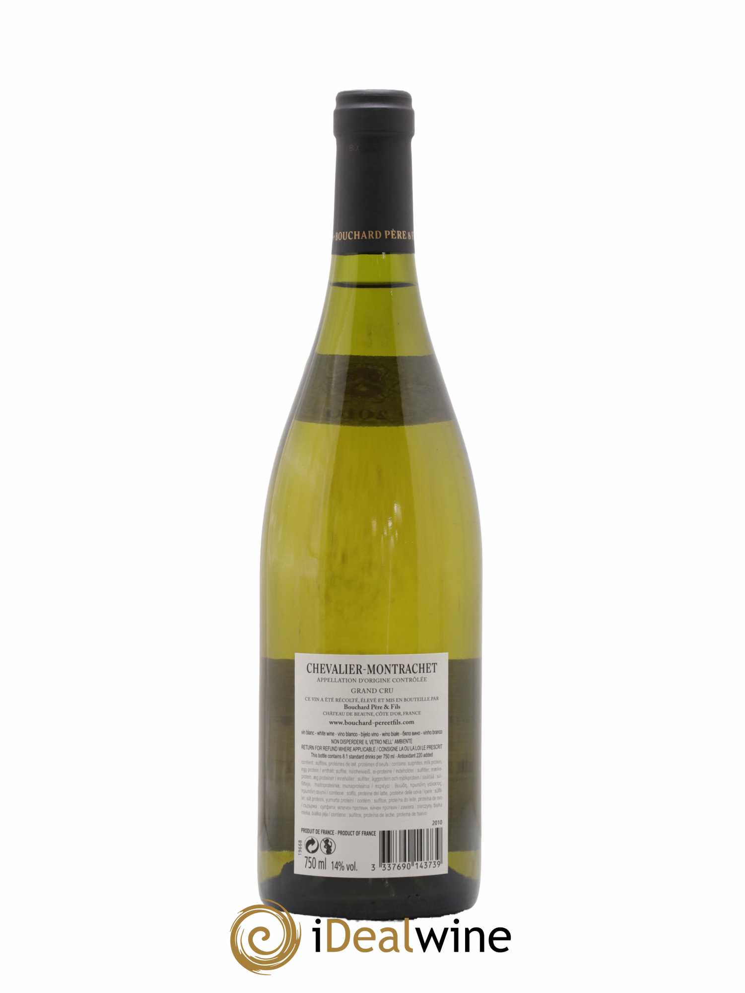 Chevalier-Montrachet Grand Cru La Cabotte Bouchard Père & Fils 2010 - Lot de 1 bouteille - 1