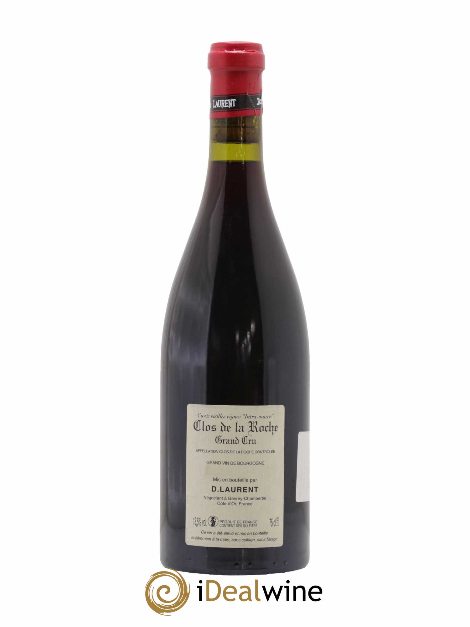 Clos de la Roche Grand Cru Vieilles vignes Intra-muros Dominique Laurent 2014 - Lot de 1 bouteille - 1