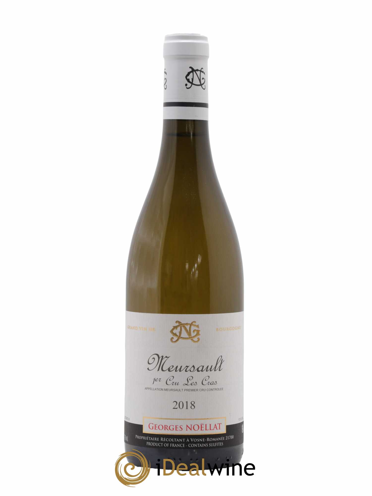 Meursault 1er Cru Les Cras Georges Noëllat (Domaine) 2018 - Lot de 1 bouteille - 0