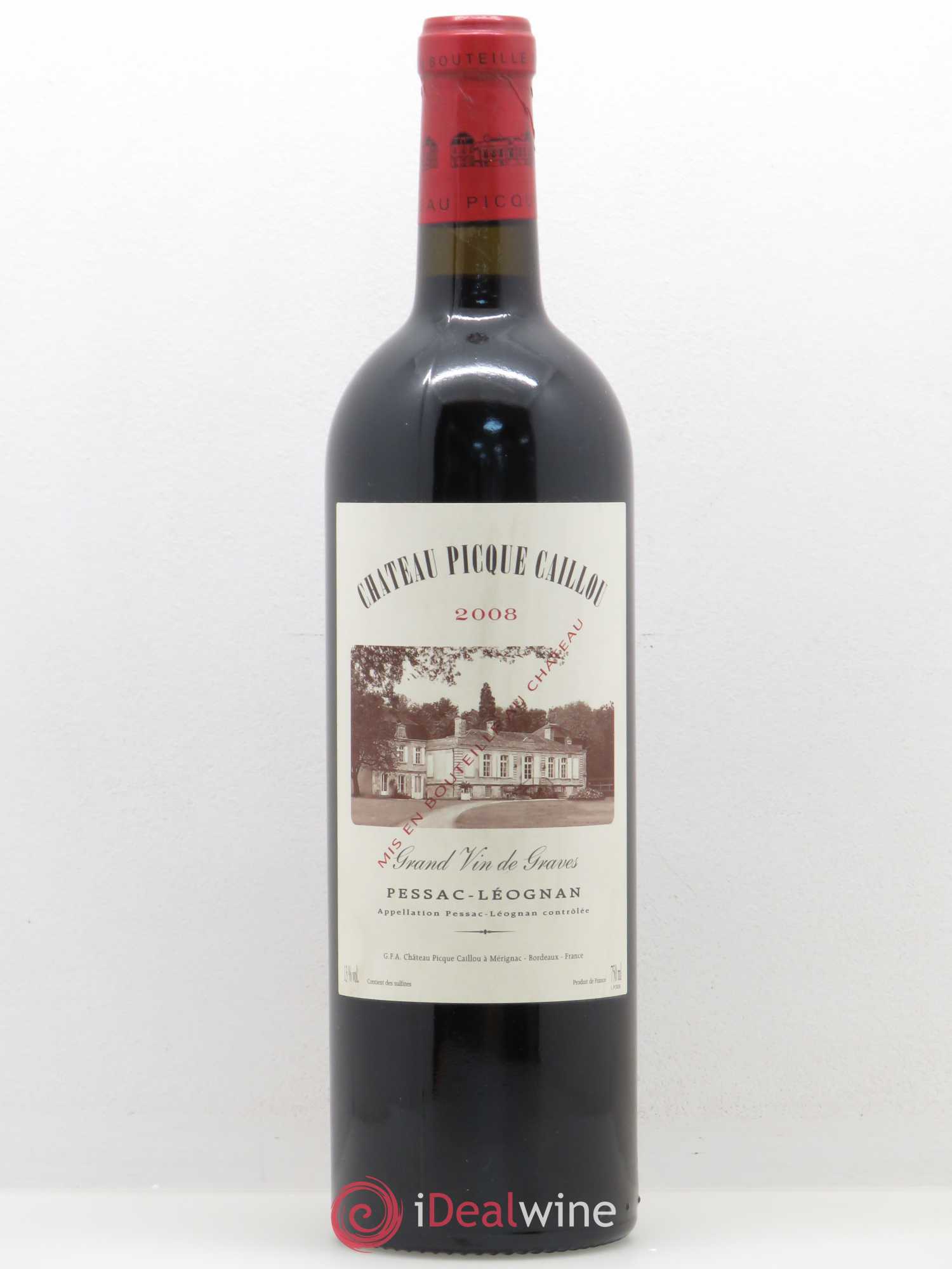 Château Picque Caillou 2008 - Lot de 1 bouteille - 0