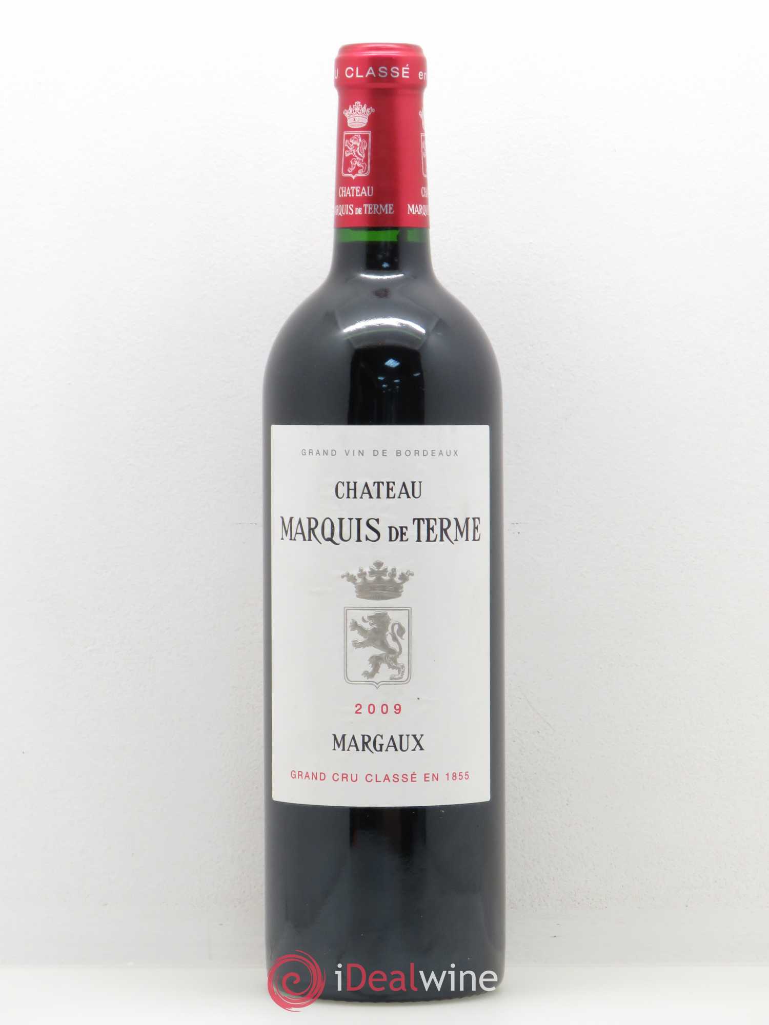 Château Marquis de Terme 4ème Grand Cru Classé 2009 - Lot de 1 bouteille - 0