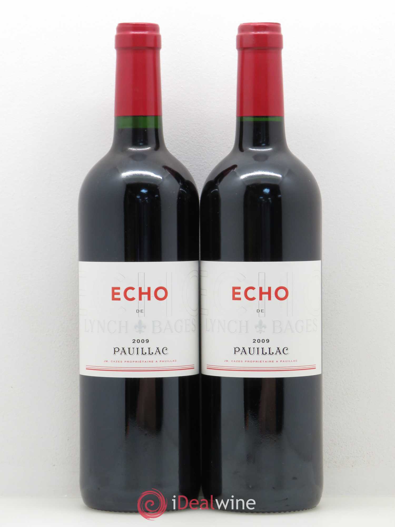 Echo de Lynch Bages Second Vin 2009 - Lot de 2 bouteilles - 0