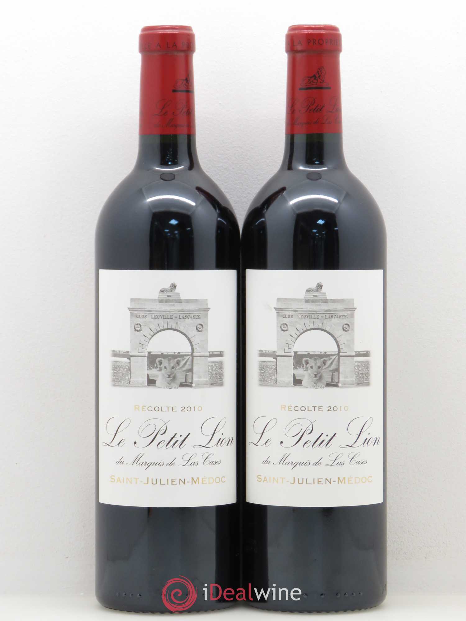 Le Petit Lion du Marquis de Las Cases Second Vin 2010 - Lot de 2 bouteilles - 0