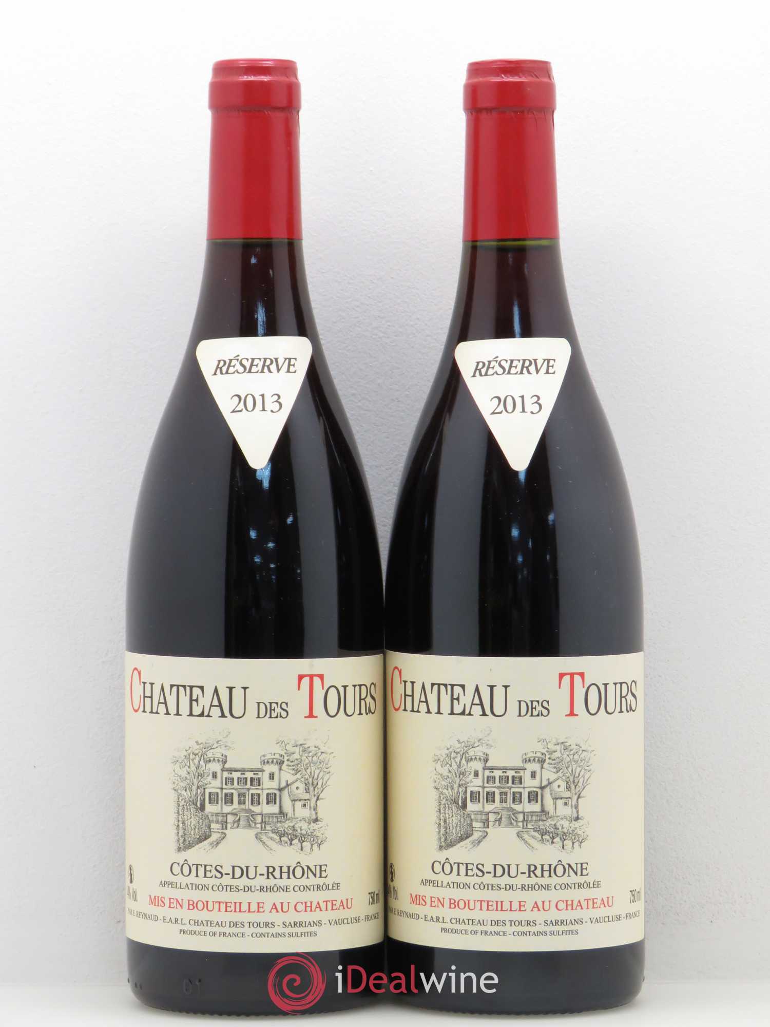 Côtes-du-Rhône Château des Tours Emmanuel Reynaud 2013 - Lot de 2 bouteilles - 0