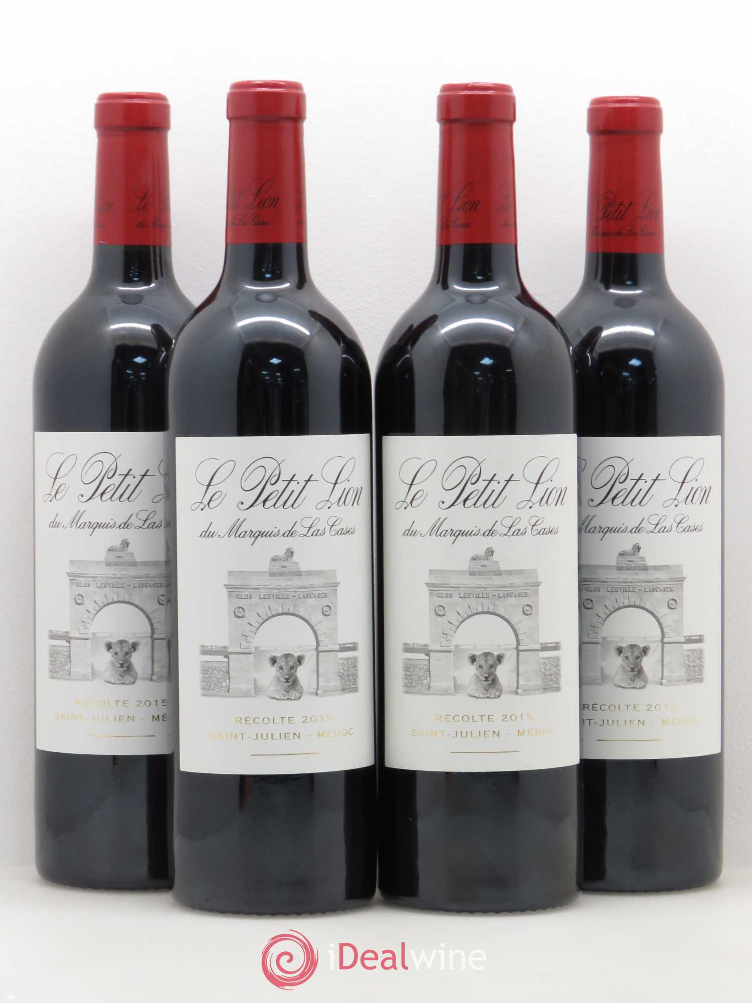 Le Petit Lion du Marquis de Las Cases Second Vin 2015 - Lot de 4 bouteilles - 0