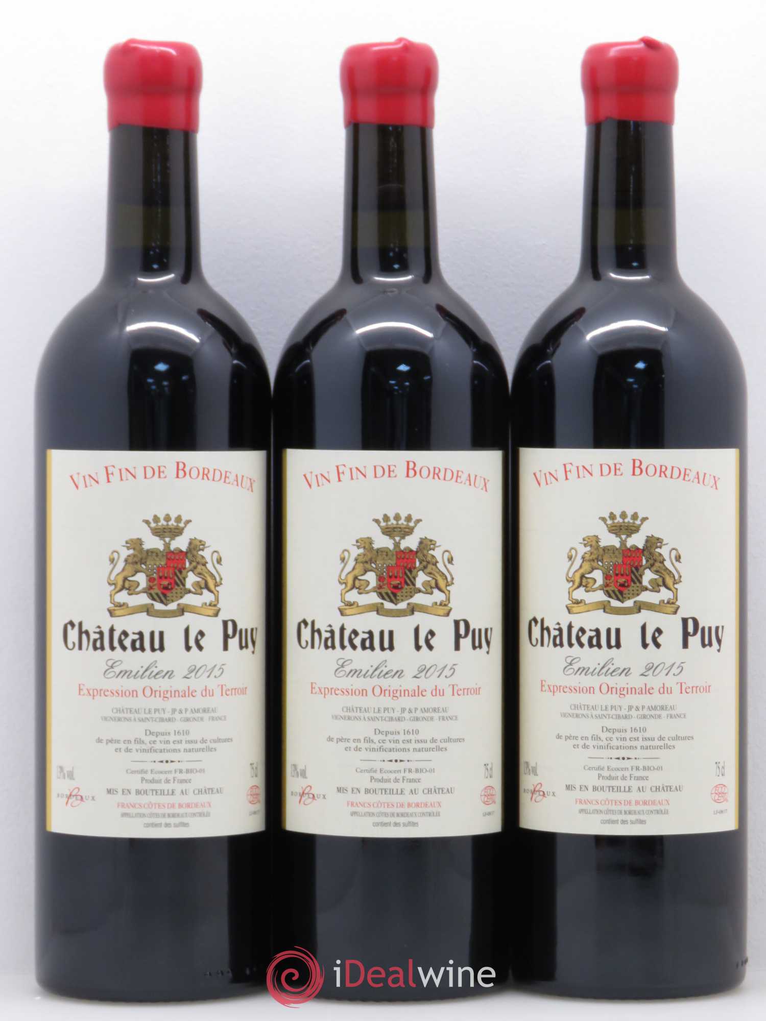 Le Puy - Cuvée Emilien 2015 - Lot de 6 bouteilles - 2