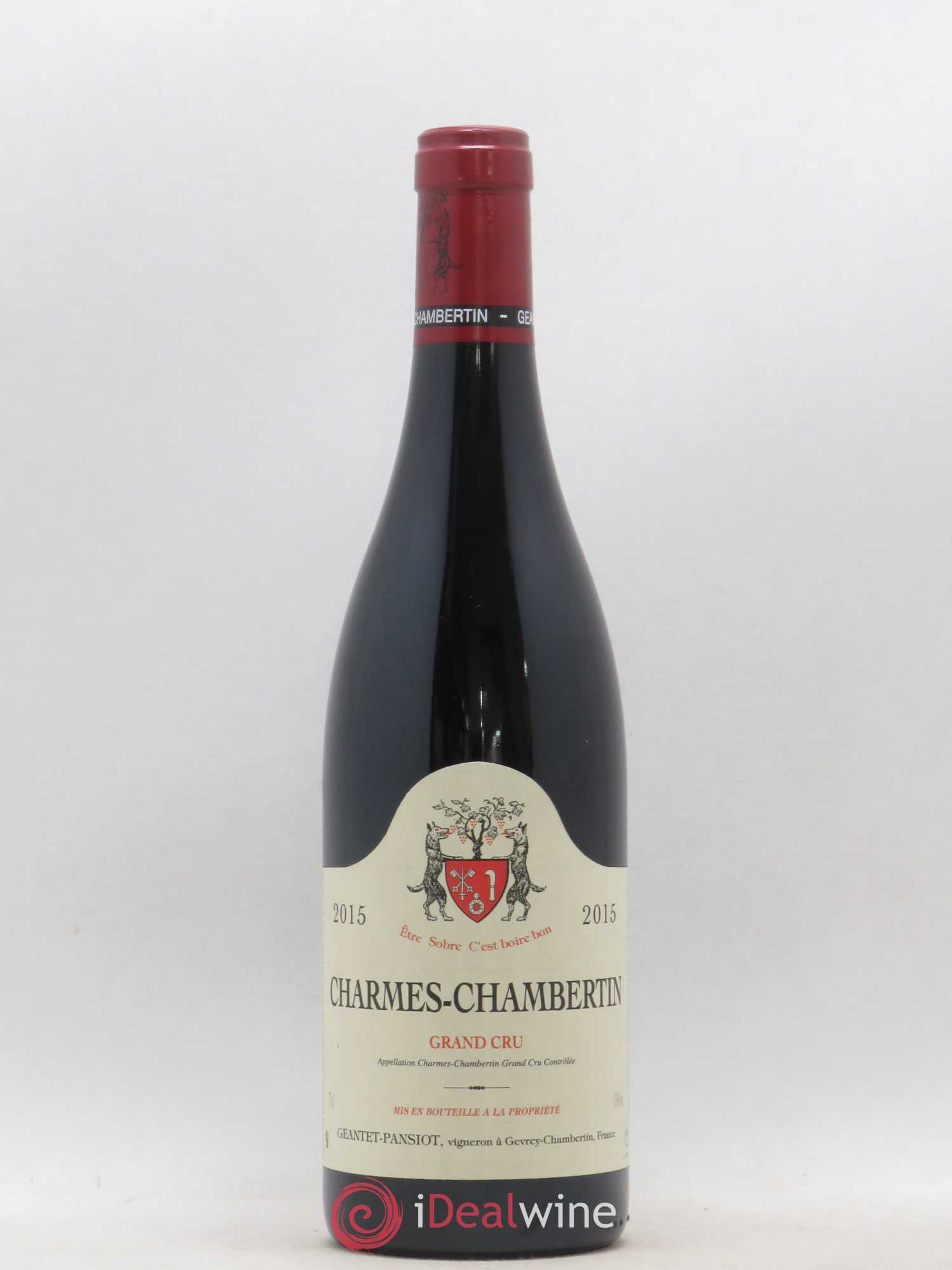 Charmes-Chambertin Grand Cru Geantet-Pansiot 2015 - Lot de 1 bouteille - 0
