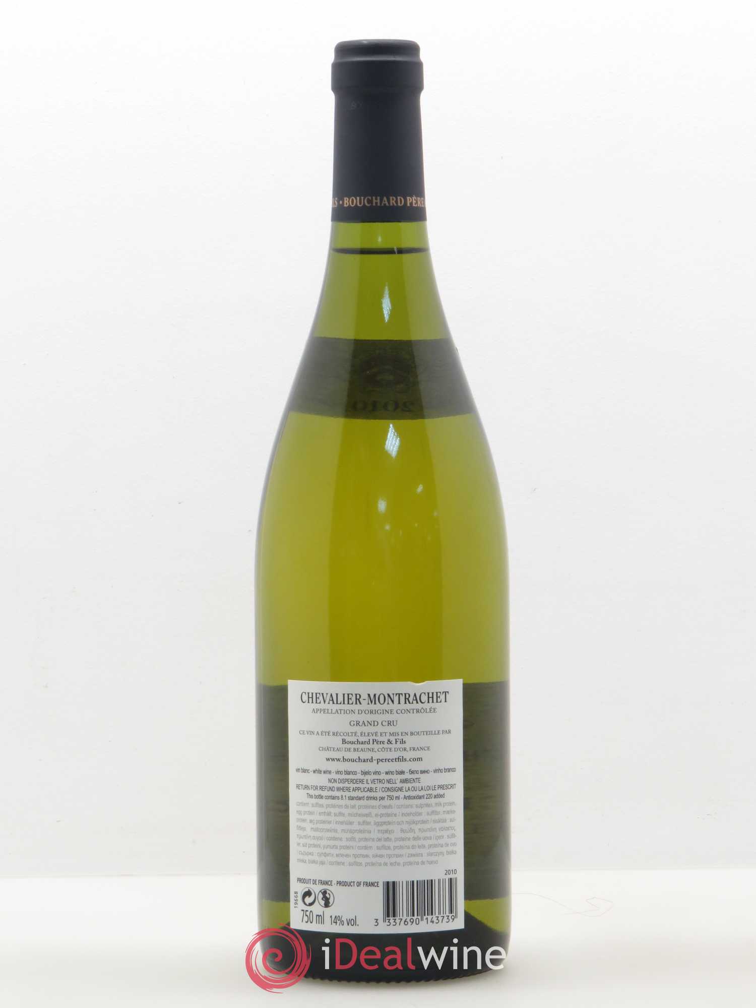Chevalier-Montrachet Grand Cru La Cabotte Bouchard Père & Fils 2010 - Lot de 1 bouteille - 1