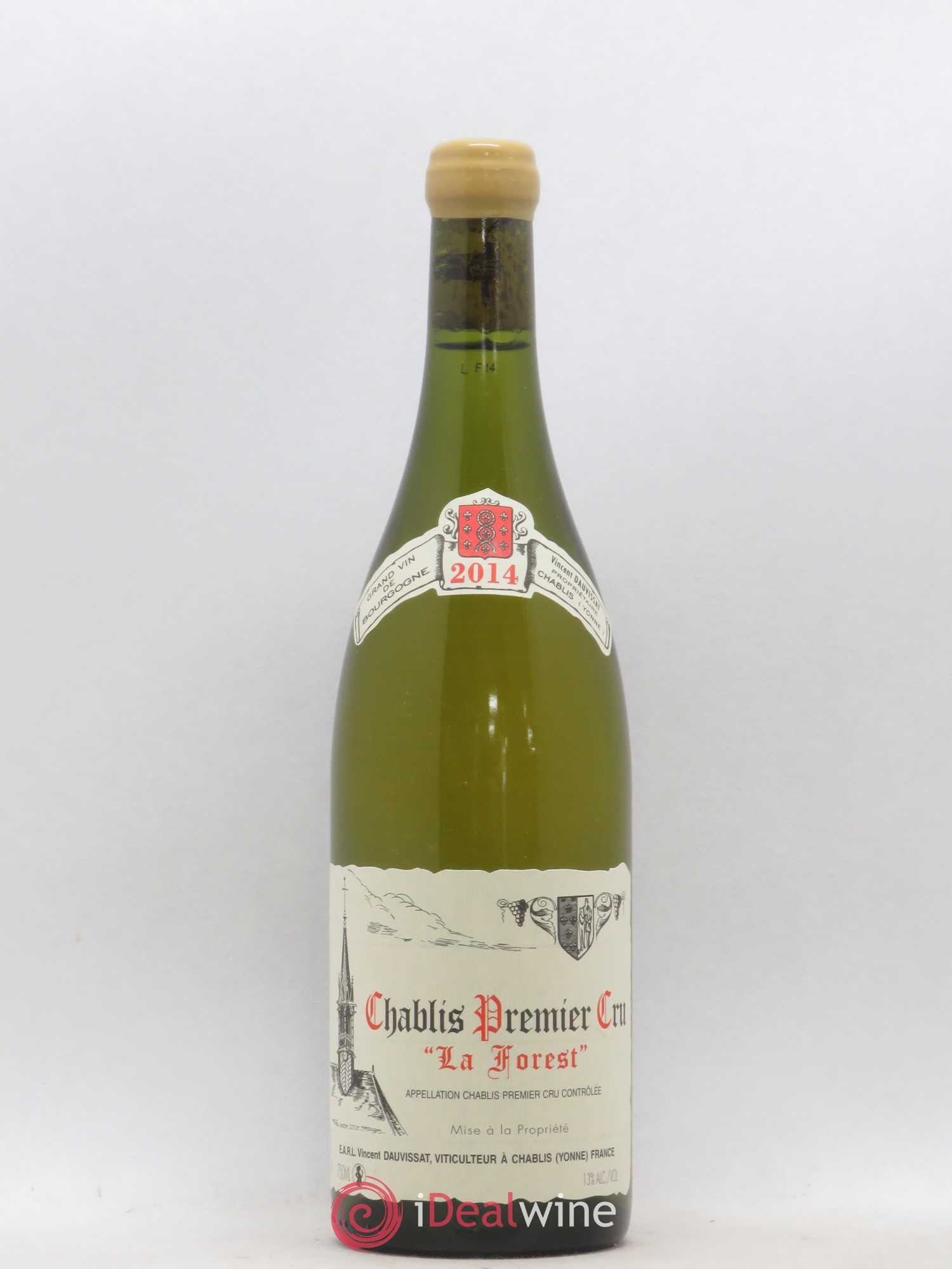 Chablis 1er Cru La Forest Vincent Dauvissat (Domaine) 2014 - Lot de 1 bouteille - 0