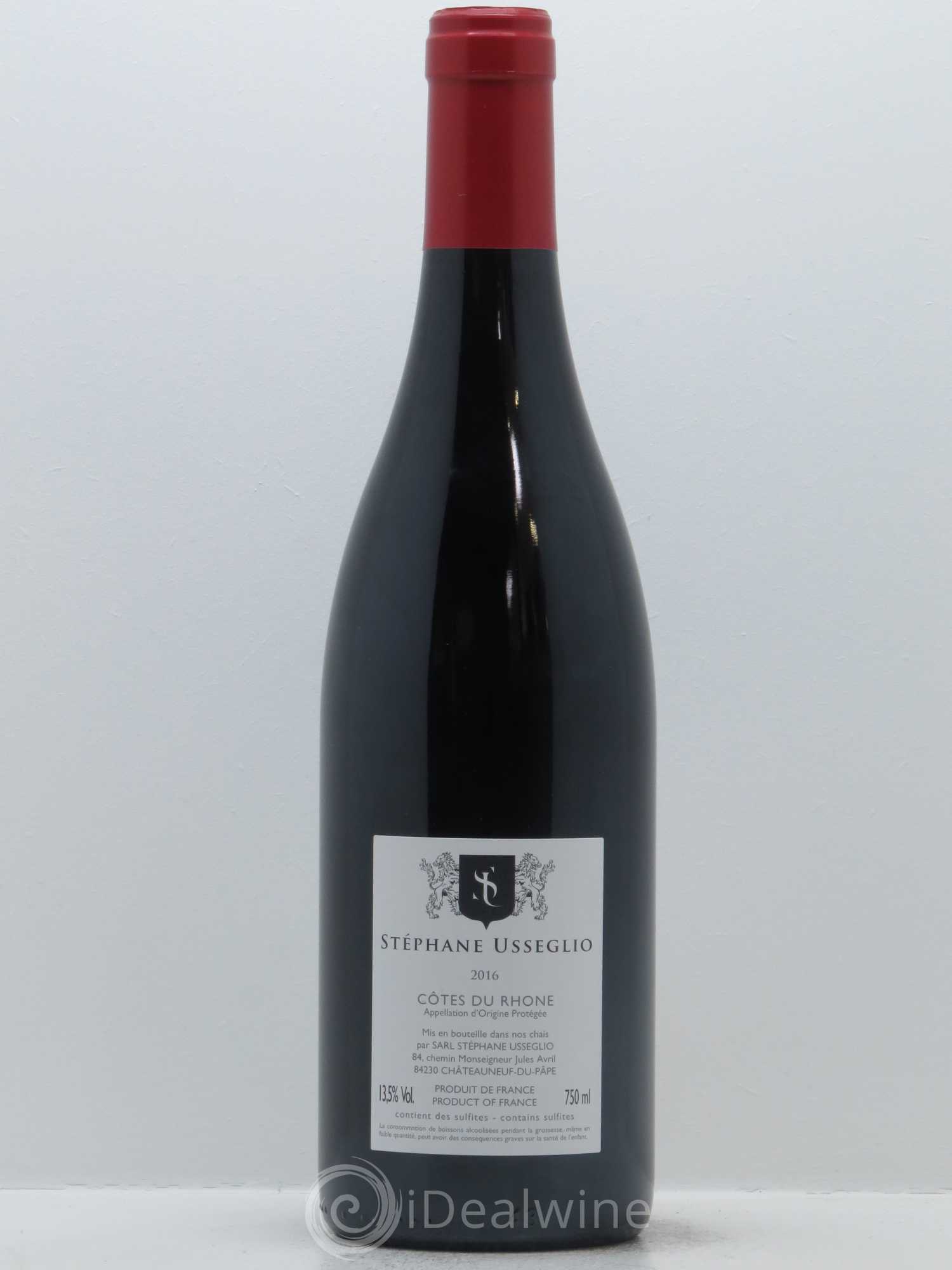 Côtes-du-Rhône Stéphane Usseglio (Domaine) 2016 - Lot de 1 bouteille - 1