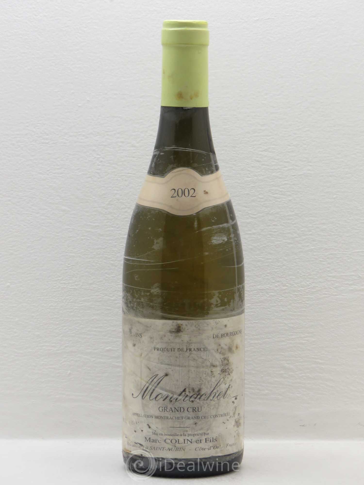 Montrachet Grand Cru Marc Colin & Fils 2002 - Lot de 1 bouteille - 0