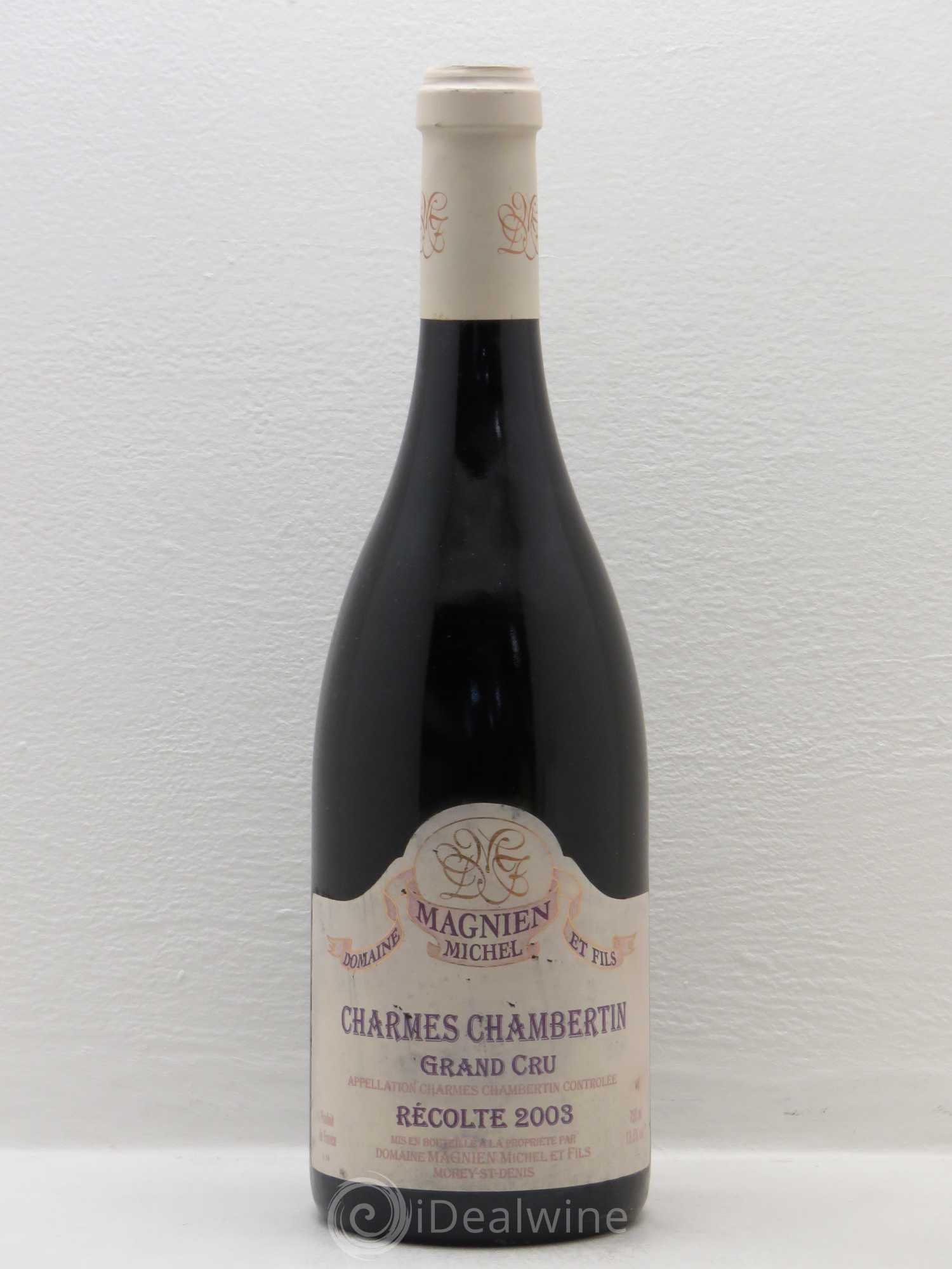 Charmes-Chambertin Grand Cru Michel Magnien 2003 - Lot de 1 bouteille - 0