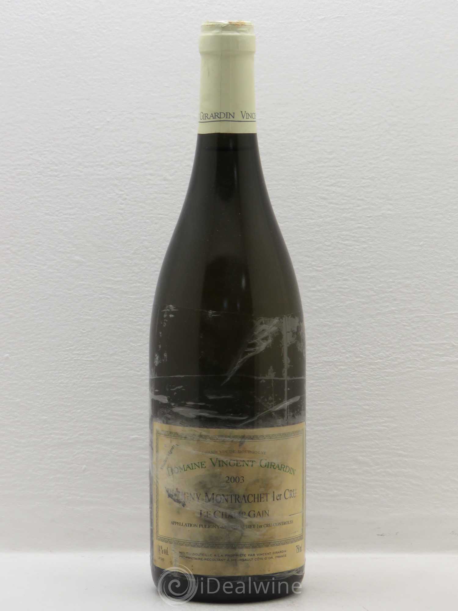 Puligny-Montrachet 1er Cru Champ Gain Girardin 2003 - Posten von 1 Flasche - 0