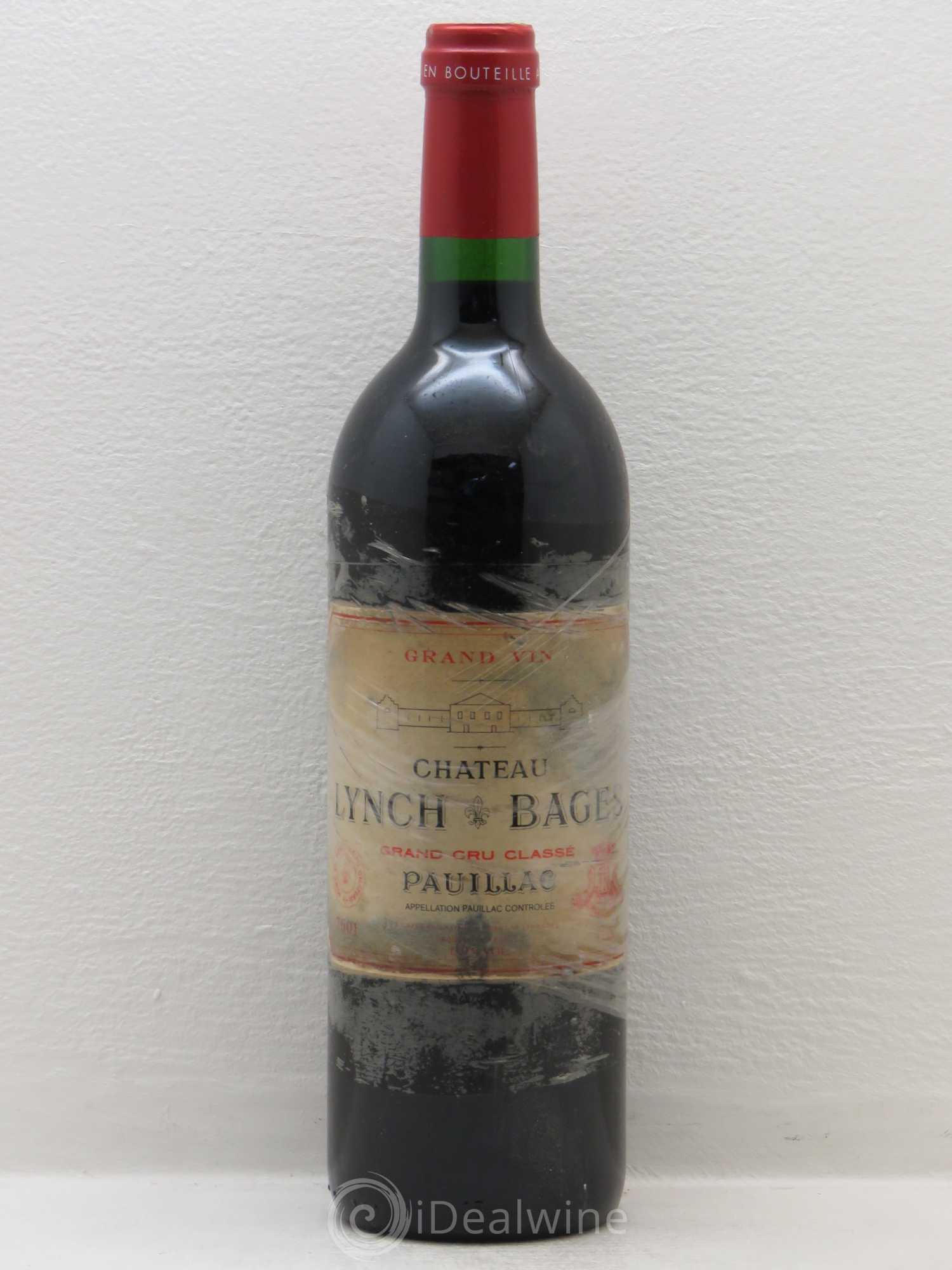 Château Lynch Bages 5ème Grand Cru Classé 2001 - Lot de 1 bouteille - 0
