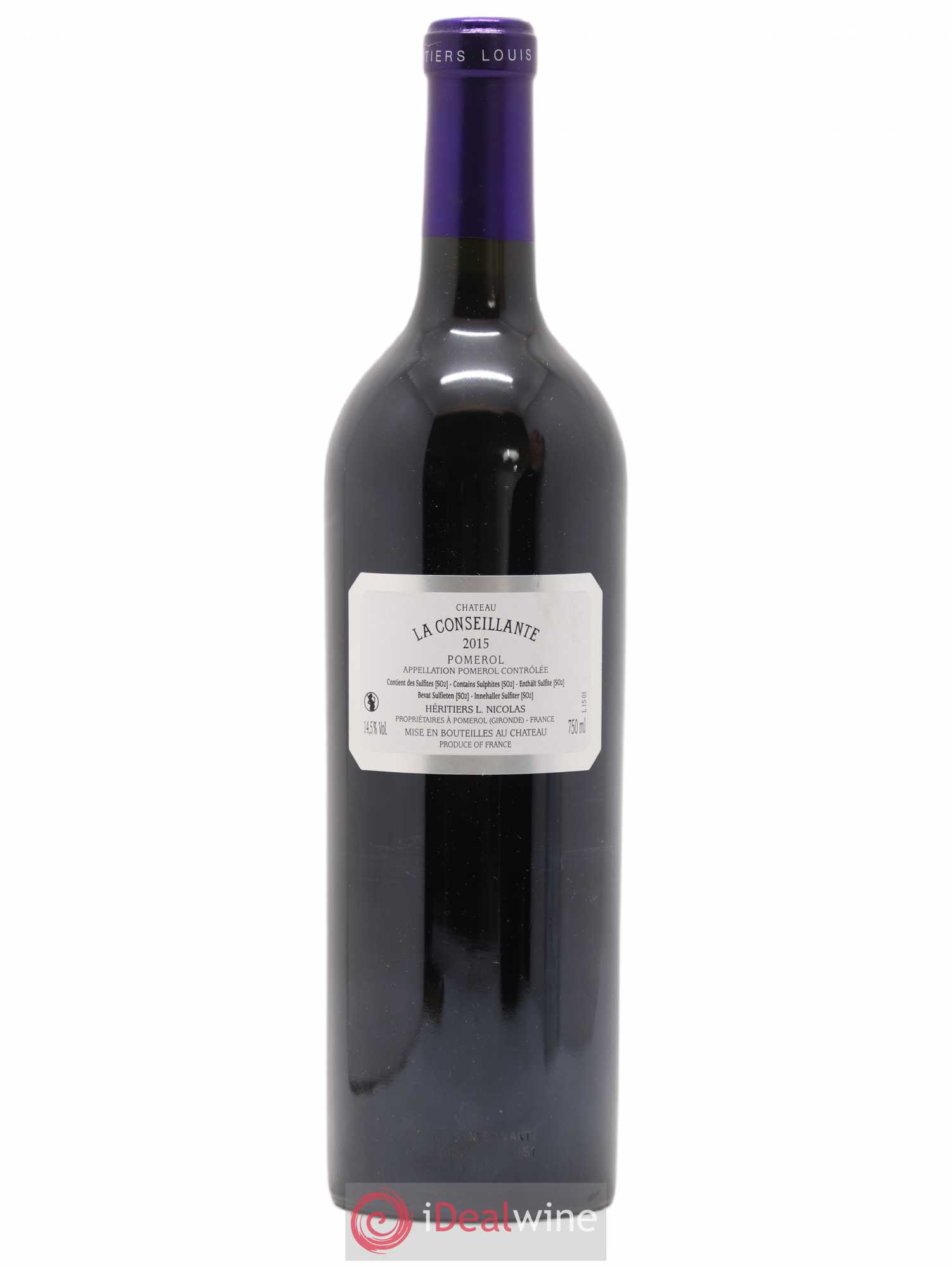 Château la Conseillante 2015 - Lot de 1 bouteille - 1