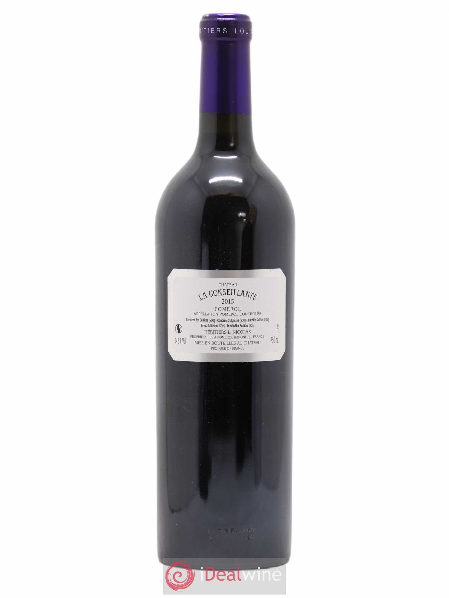 Château la Conseillante 2015 - Lot de 1 bouteille - 1