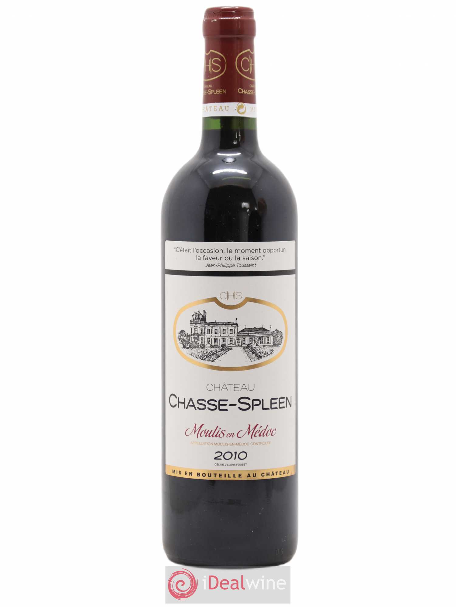 Château Chasse Spleen 2010 - Lot de 1 bouteille - 0
