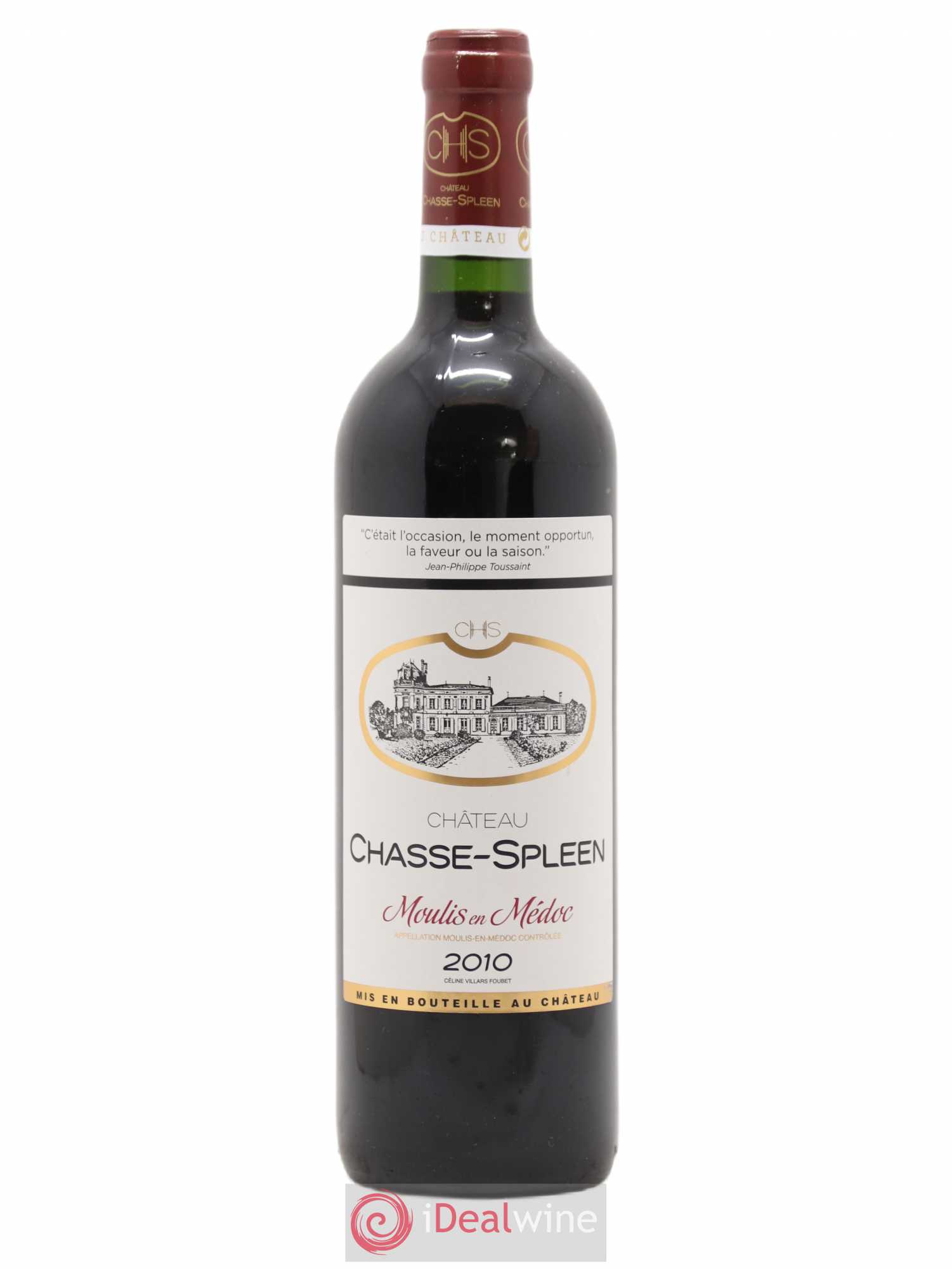 Château Chasse Spleen 2010 - Lot de 1 bouteille - 0