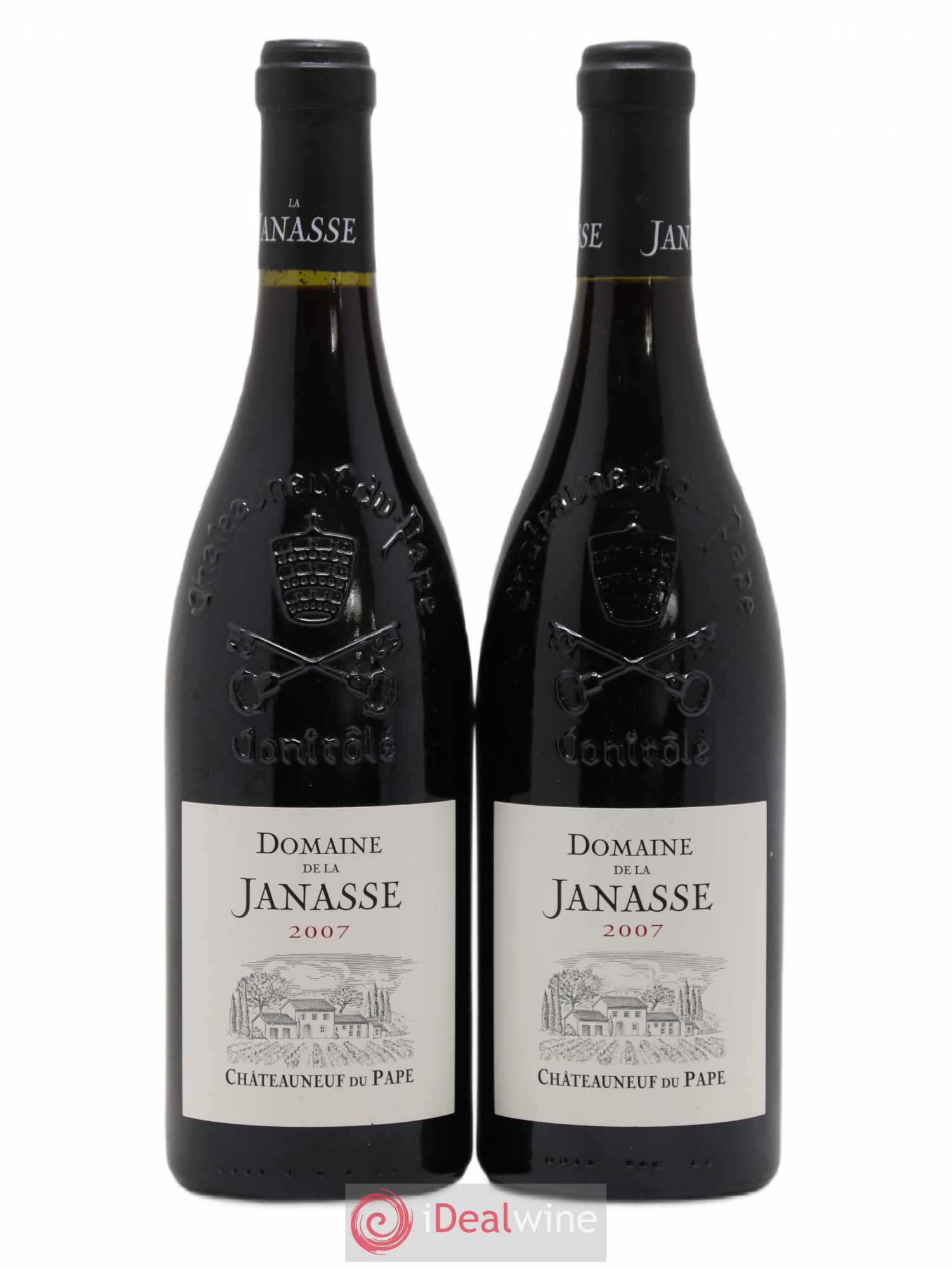 Châteauneuf-du-Pape La Janasse (Domaine de) 2007 - Lot de 2 bouteilles - 0