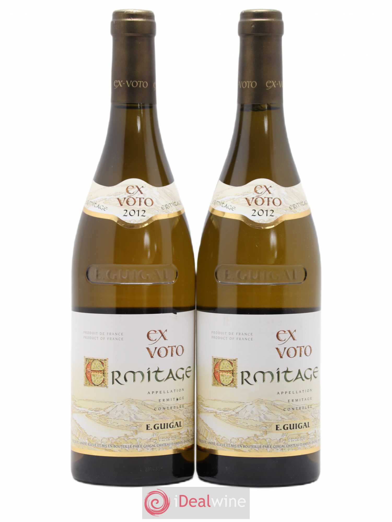 Ermitage Ex Voto Guigal 2012 - Lot de 2 bouteilles - 0