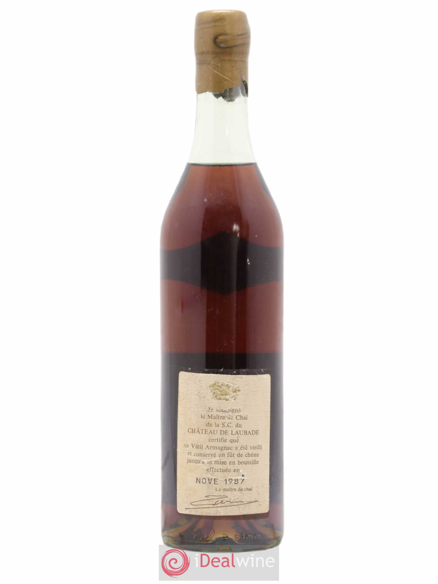 Armagnac Chateau de Laubade 1942 - Posten von 1 Flasche - 1