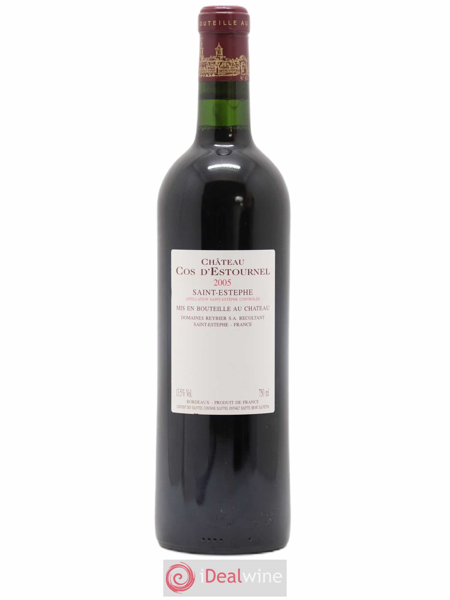 Cos d'Estournel 2ème Grand Cru Classé 2005 - Lot de 1 bouteille - 1
