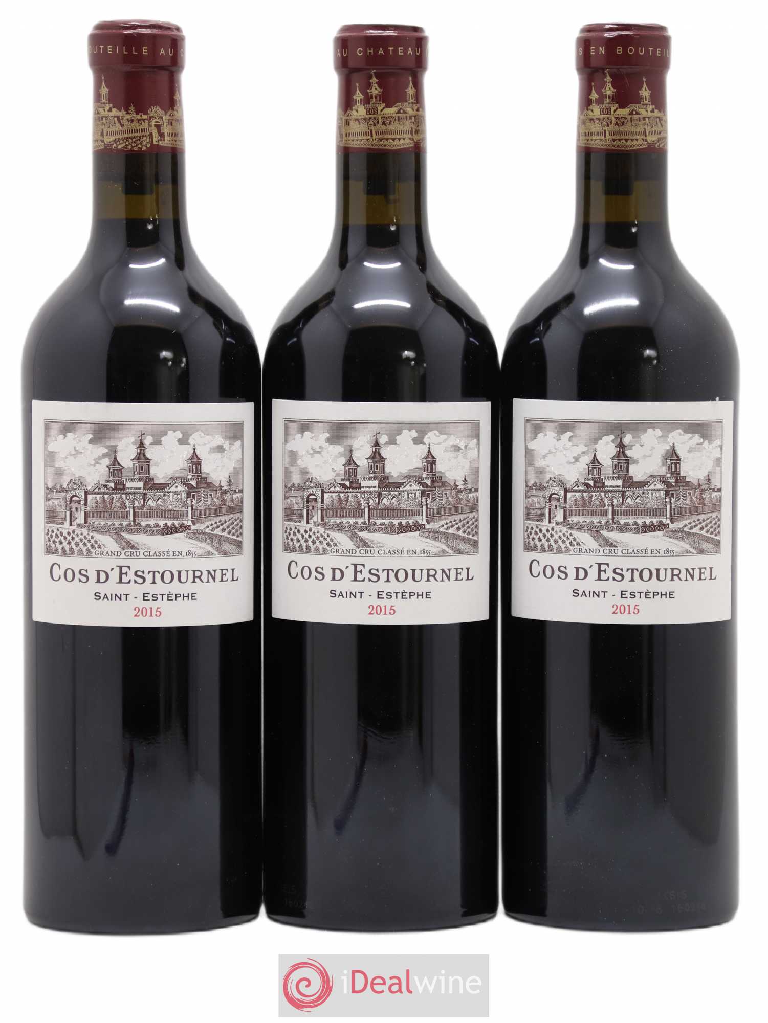 Cos d'Estournel 2ème Grand Cru Classé 2015 - Lot de 3 bouteilles - 0