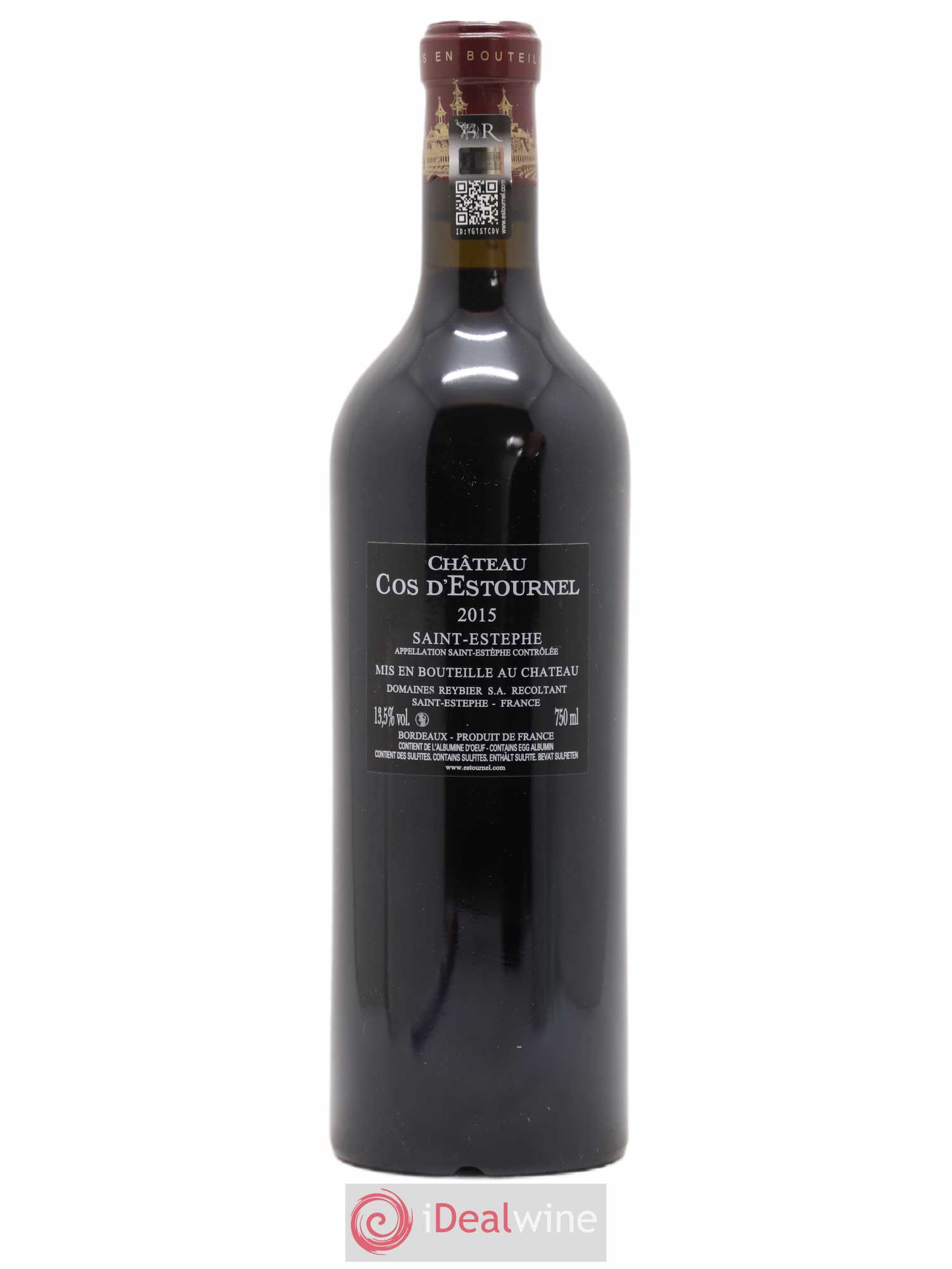 Cos d'Estournel 2ème Grand Cru Classé 2015 - Lot de 1 bouteille - 1