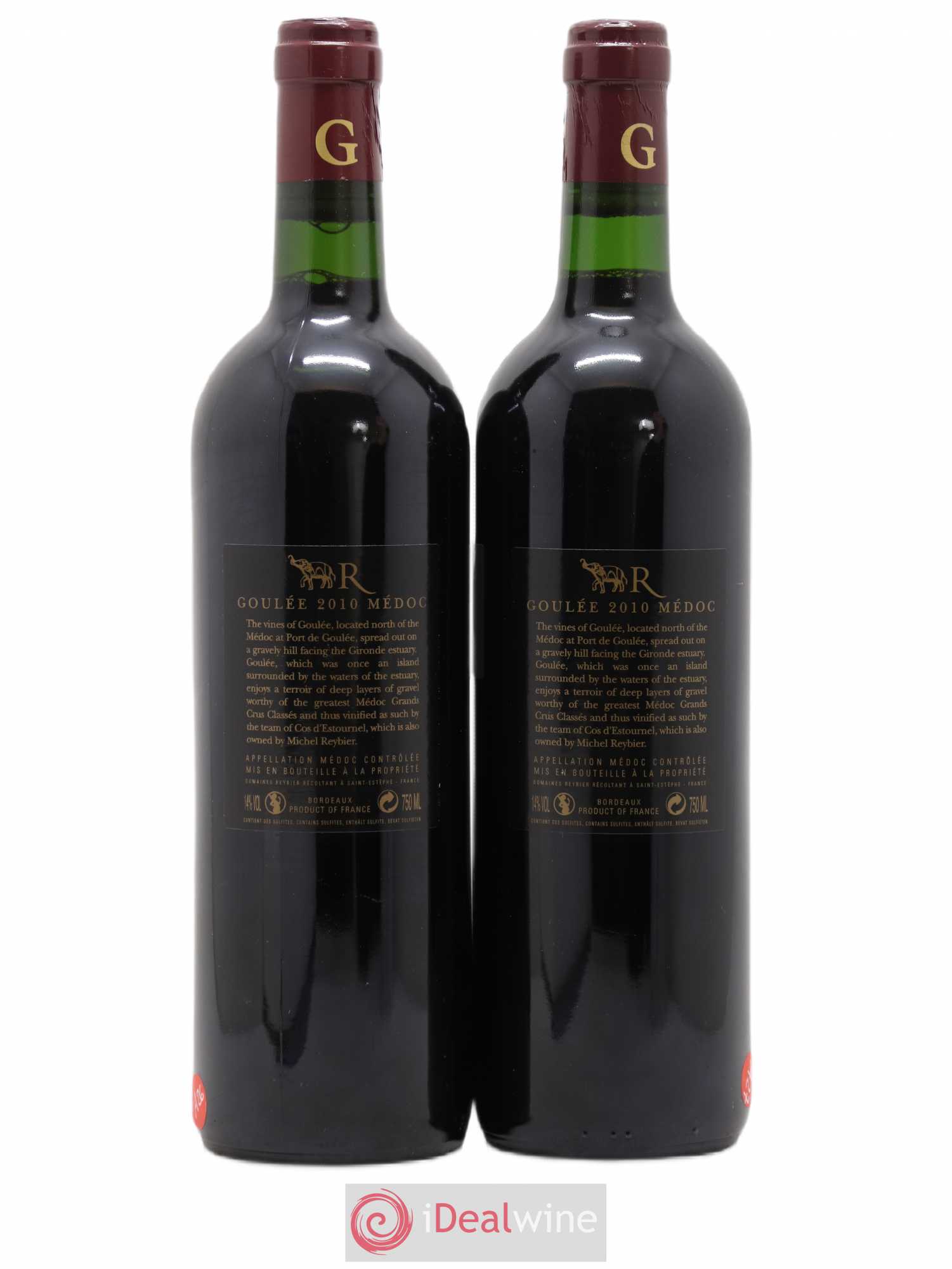 Goulée By Cos d'Estournel 2010 - Lot de 2 bouteilles - 1