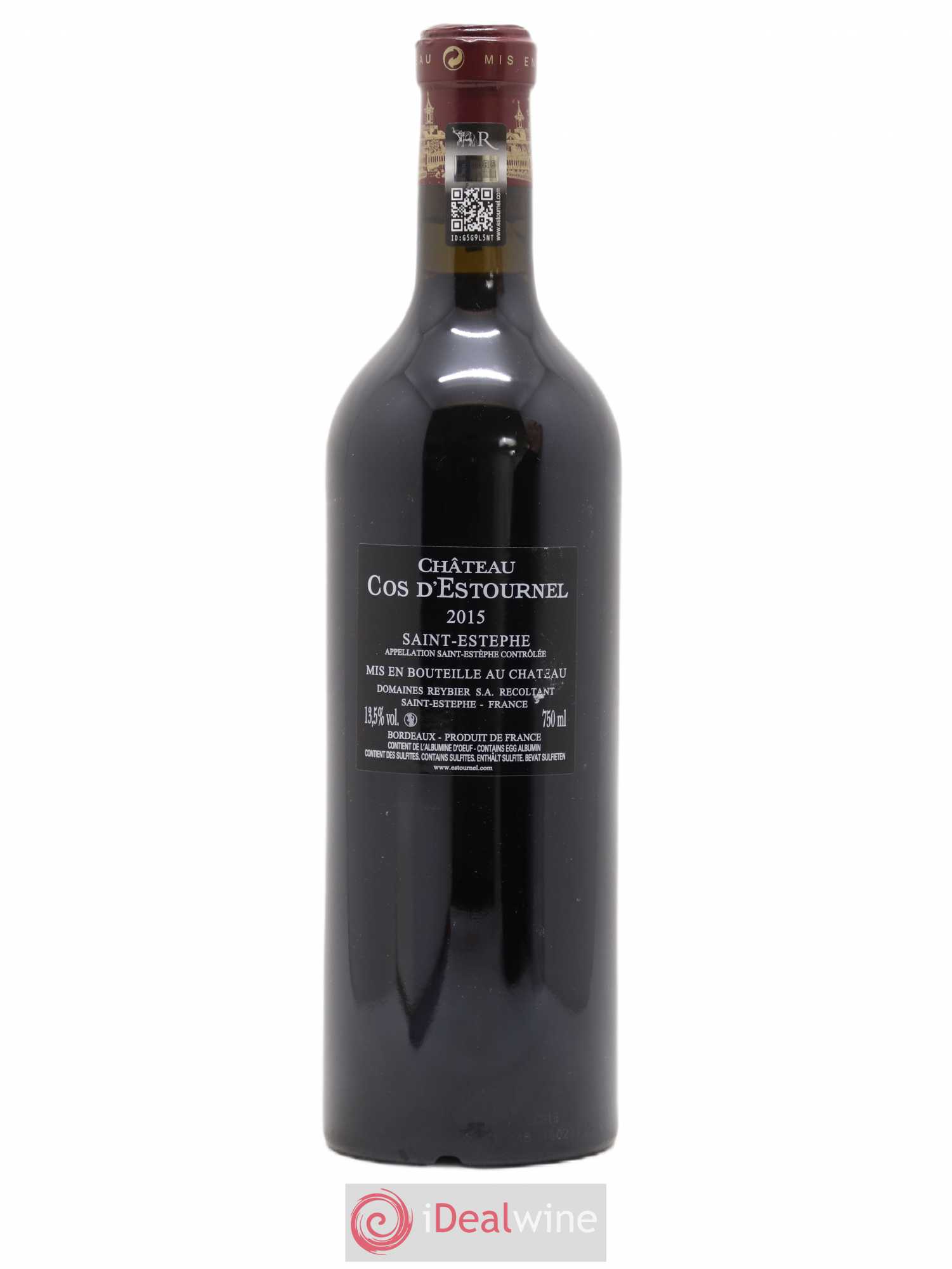 Cos d'Estournel 2ème Grand Cru Classé 2015 - Lot de 1 bouteille - 1