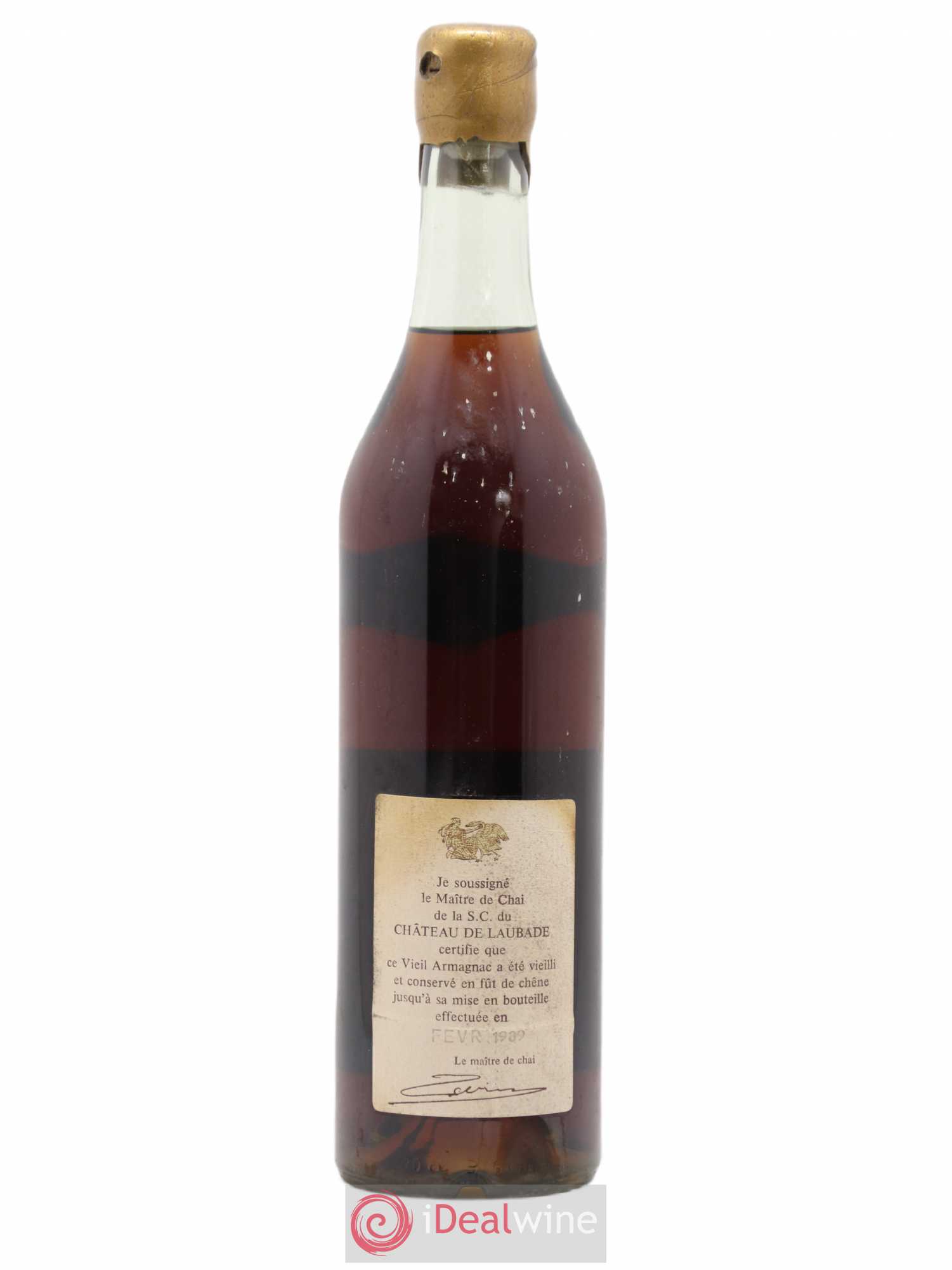 Bas-Armagnac Château de Laubade 1939 - Lot de 1 bouteille - 1