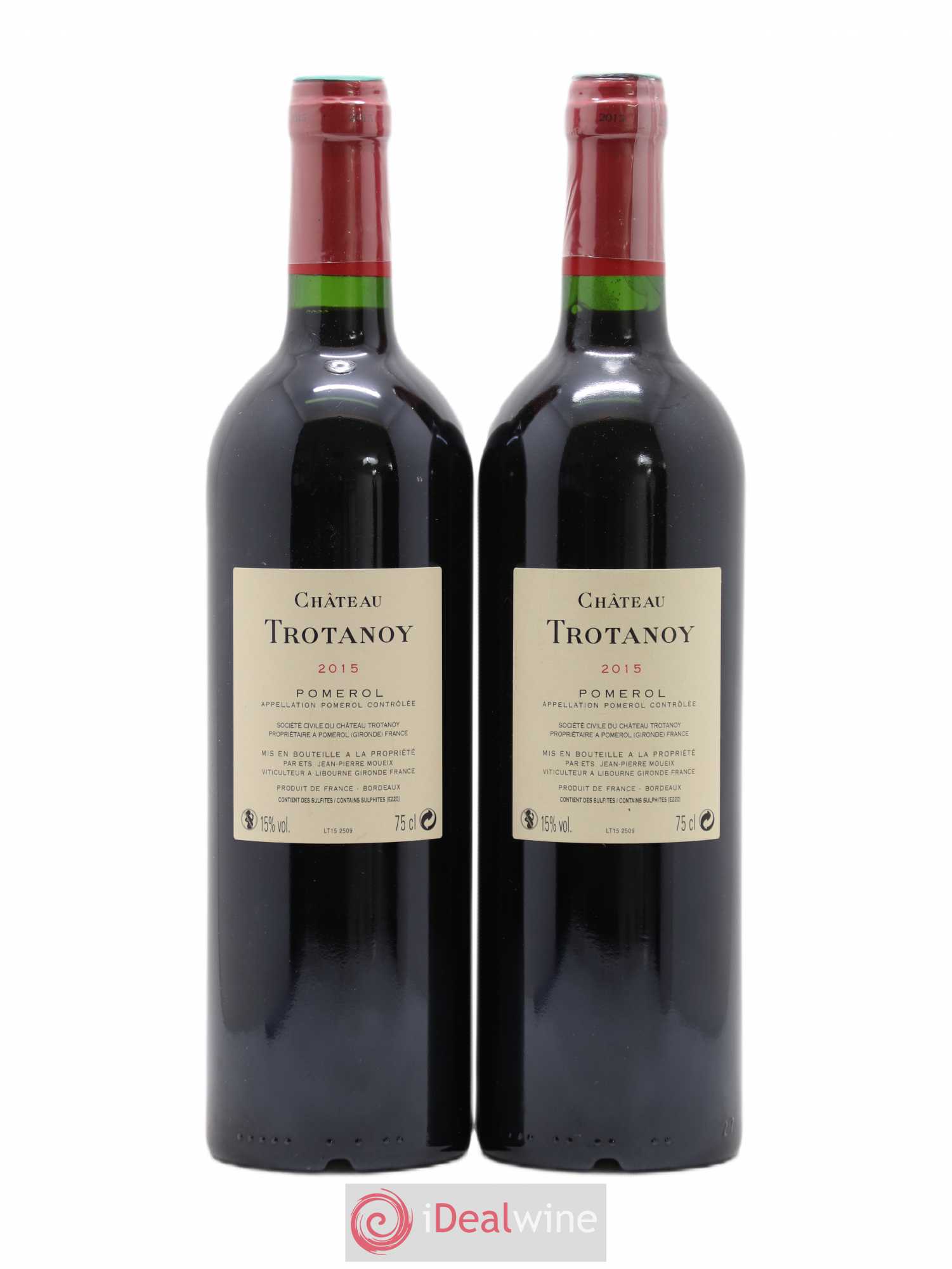 Château Trotanoy 2015 - Lot de 2 bouteilles - 1