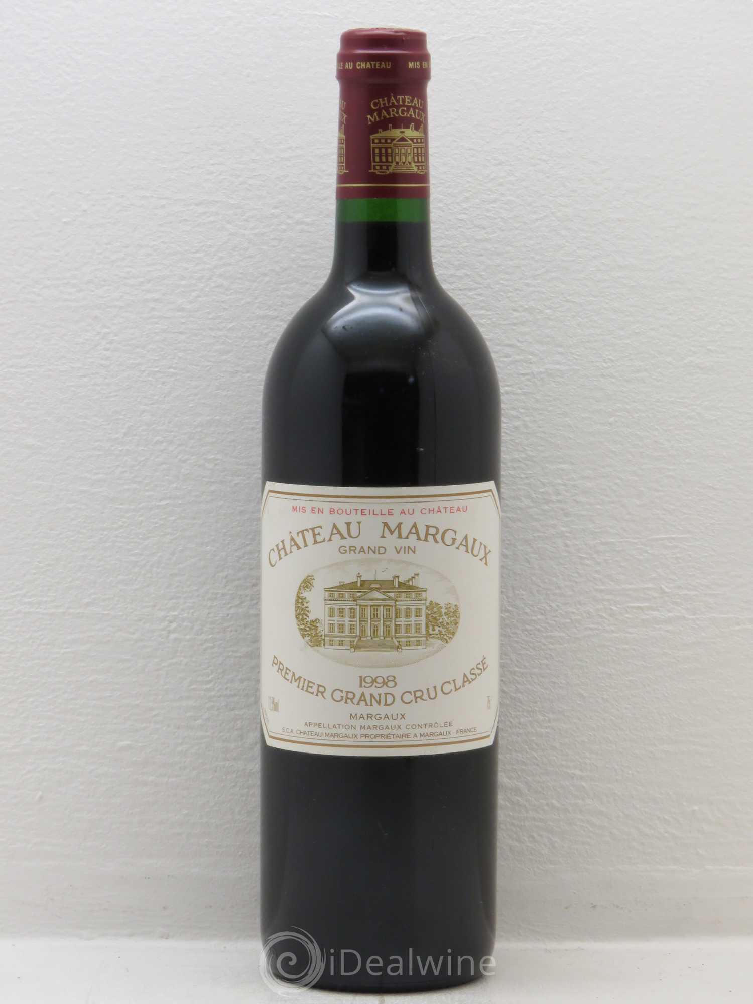 Château Margaux 1er Grand Cru Classé 1998 - Lot de 1 bouteille - 0
