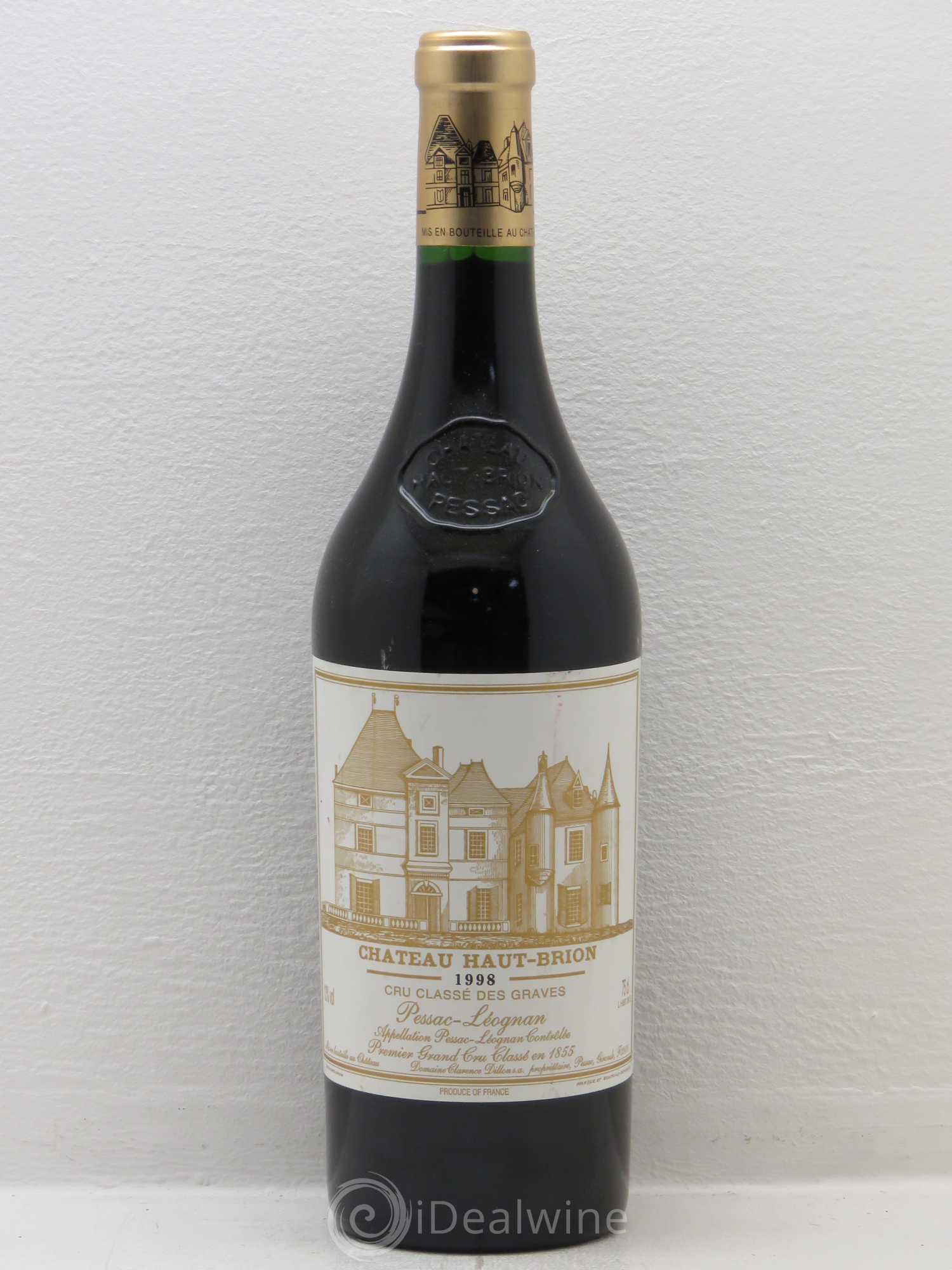 Château Haut Brion 1er Grand Cru Classé 1998 - Lot de 1 bouteille - 0
