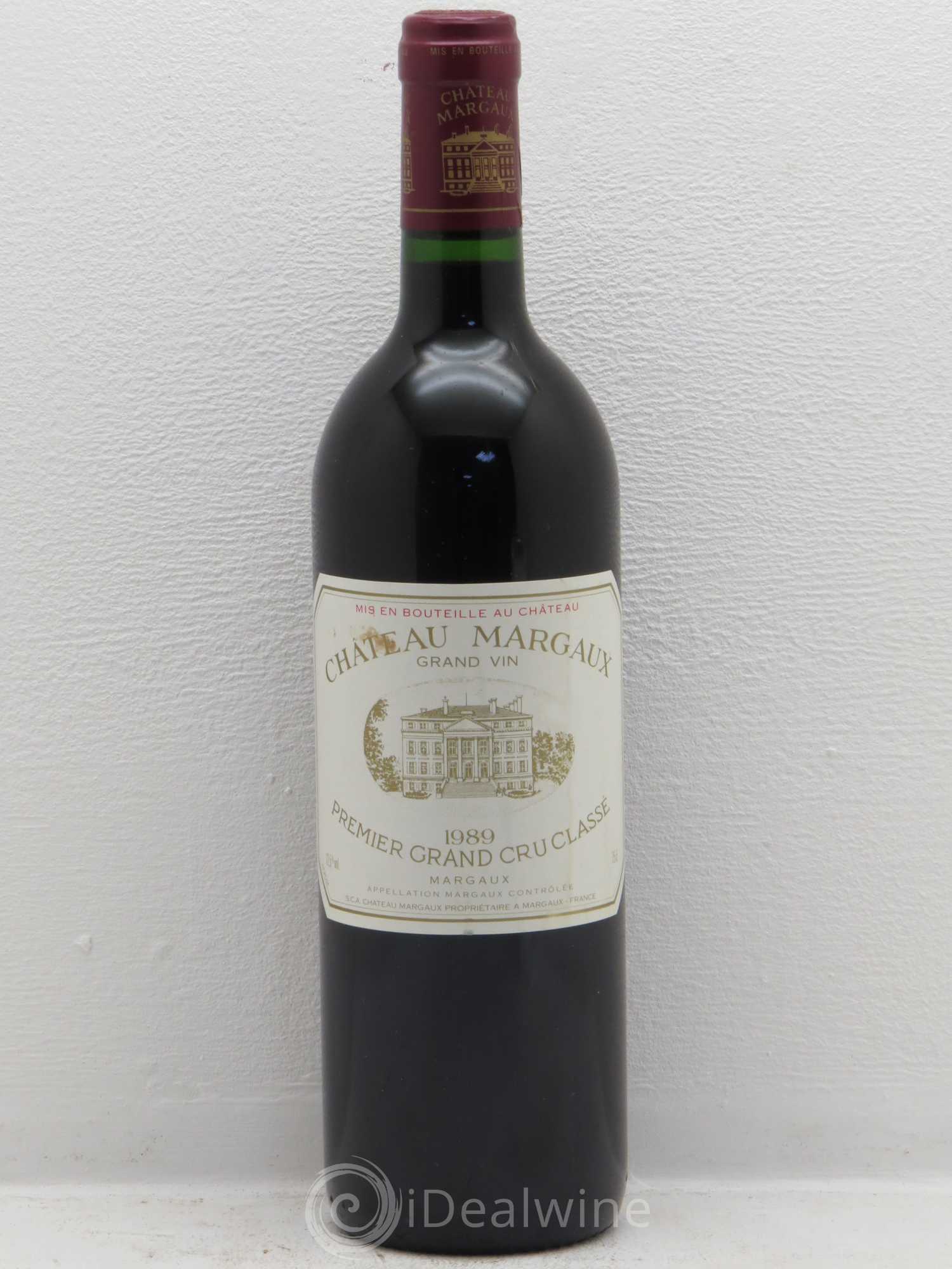 Château Margaux 1er Grand Cru Classé 1989 - Lot de 1 bouteille - 0