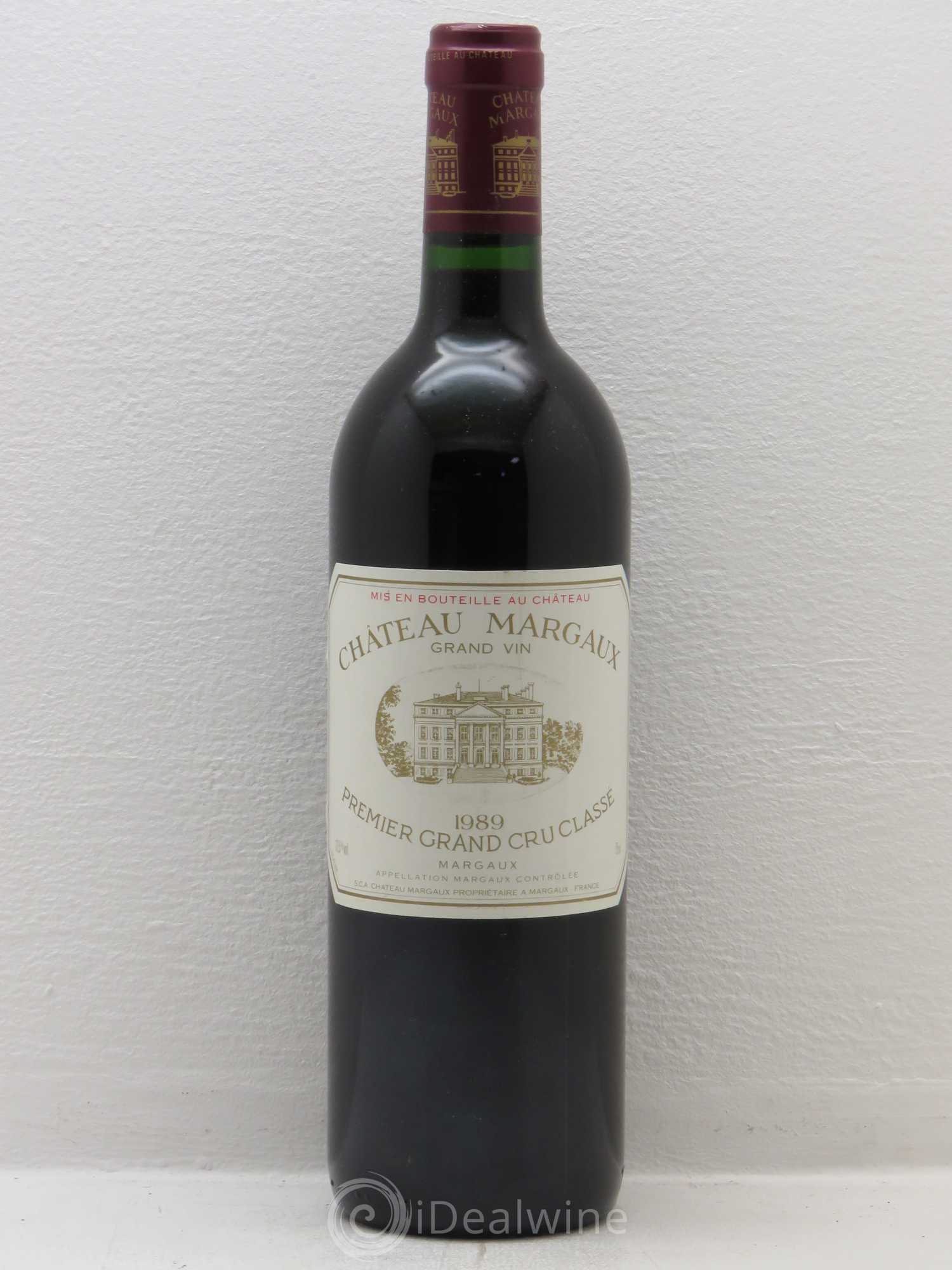 Château Margaux 1er Grand Cru Classé 1989 - Lot de 1 bouteille - 0