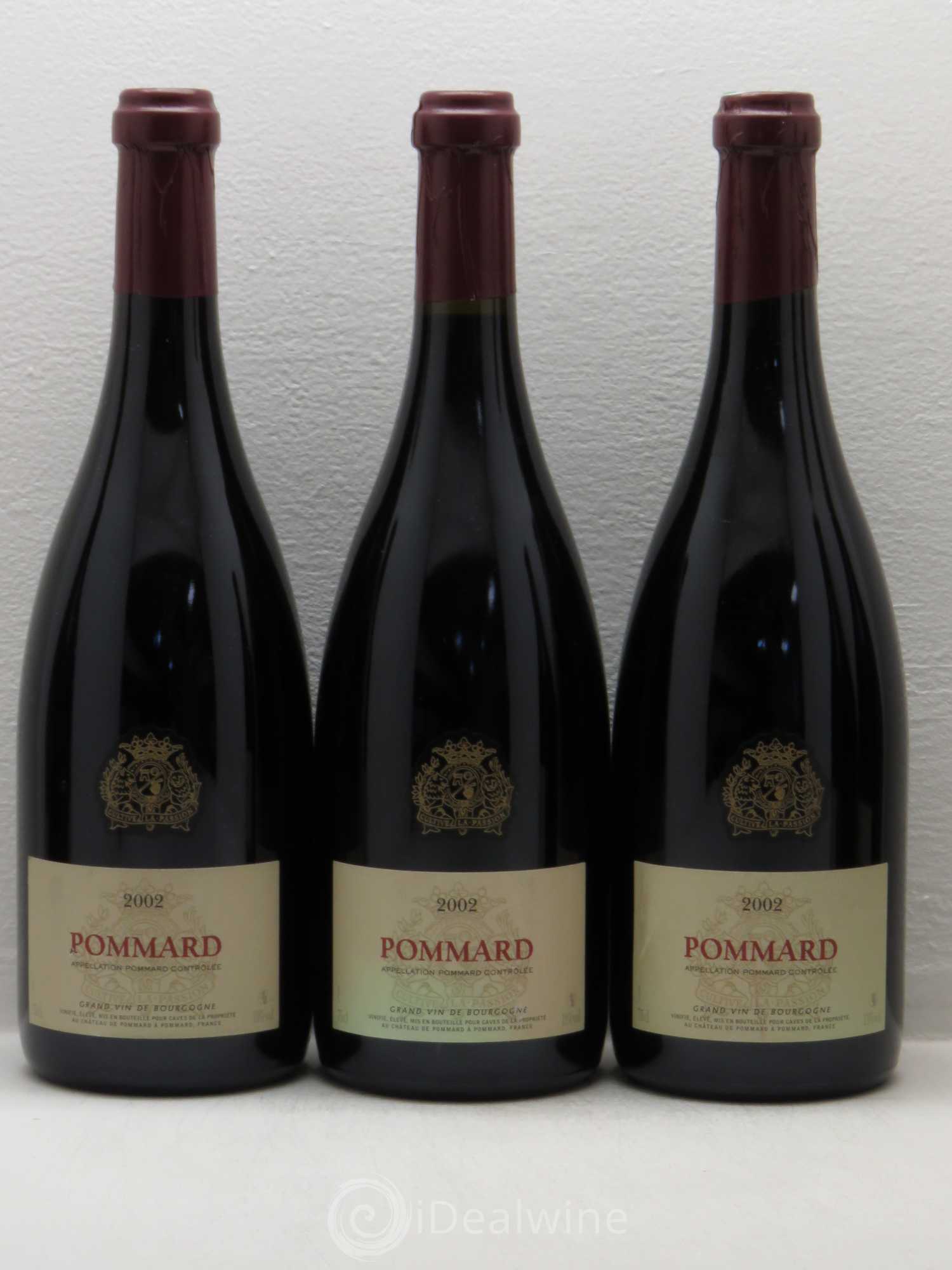 Pommard Clos du Château - Château de Pommard 2002 - Posten von 6 Flaschen - 1