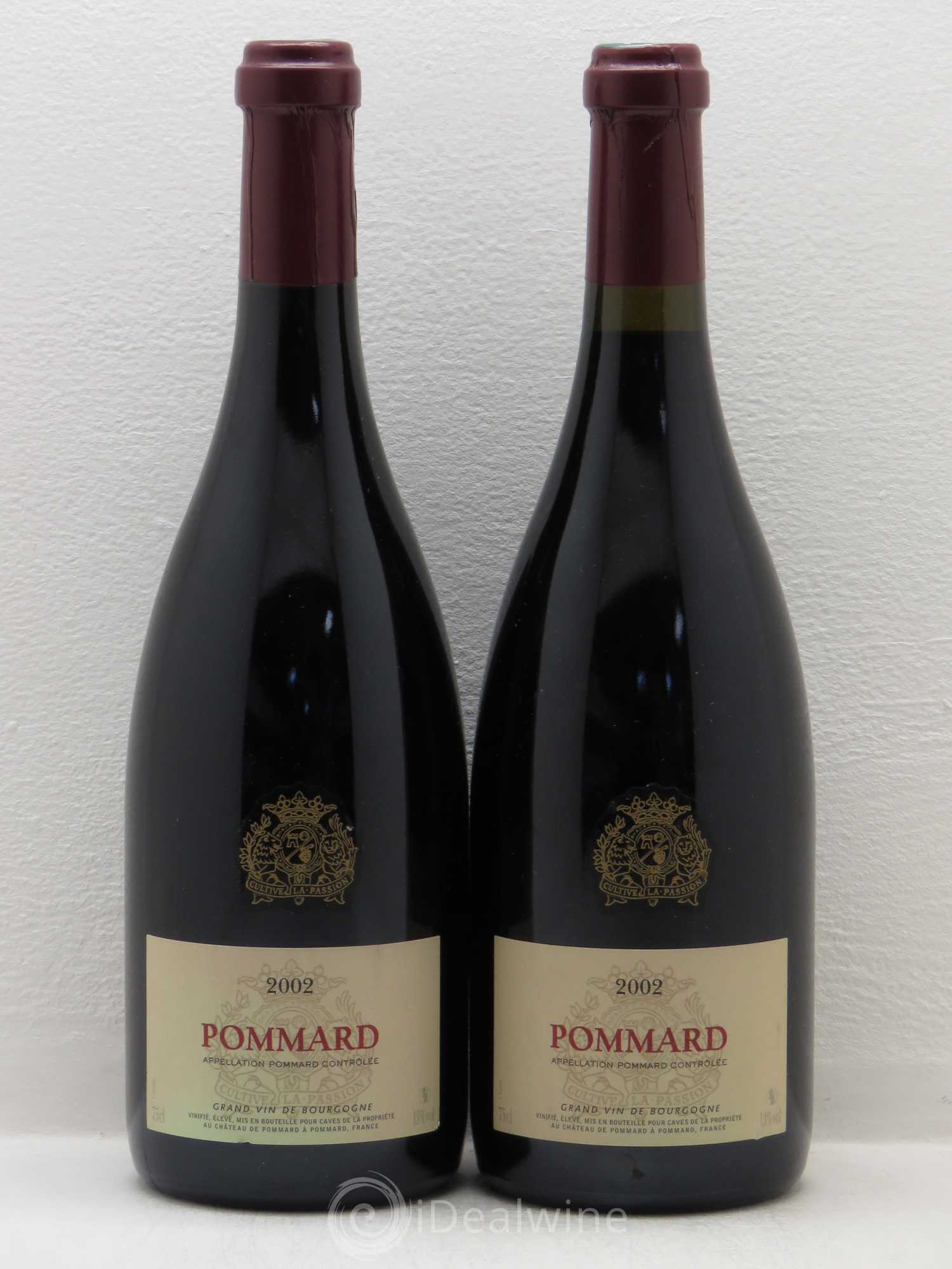 Pommard Clos du Château - Château de Pommard 2002 - Posten von 2 Flaschen - 0