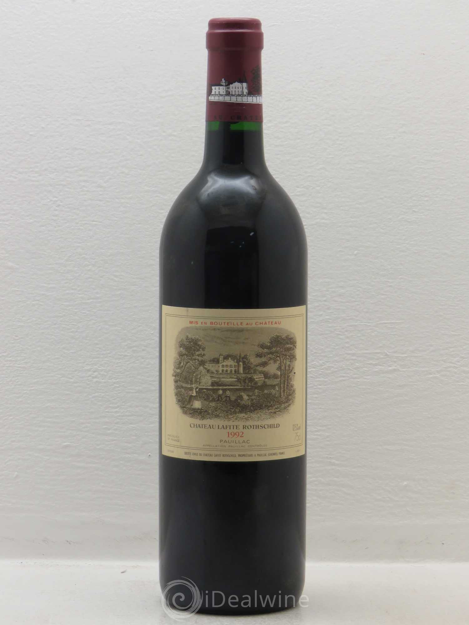 Château Lafite Rothschild 1er Grand Cru Classé 1992 - Lot de 1 bouteille - 0