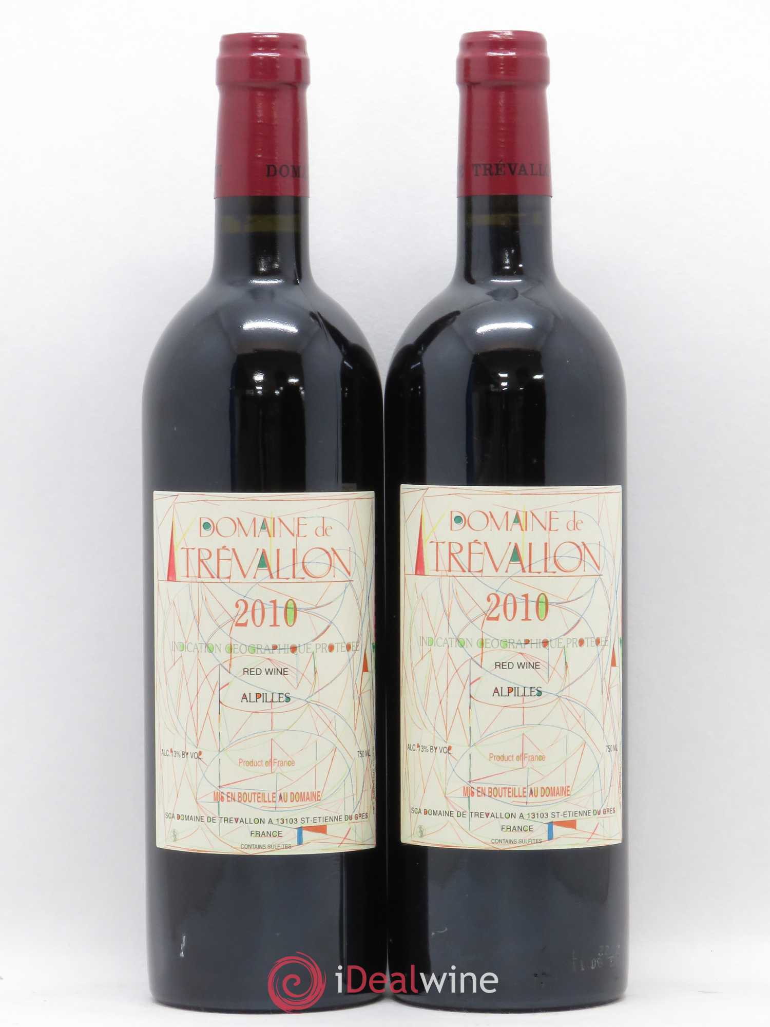 Alpilles Trévallon (Domaine de) Eloi Dürrbach 2010 - Lot de 2 bouteilles - 0