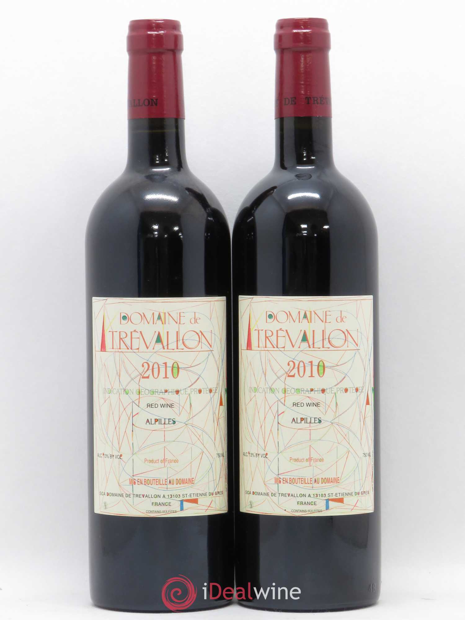 Alpilles Trévallon (Domaine de) Eloi Dürrbach 2010 - Lot de 2 bouteilles - 0