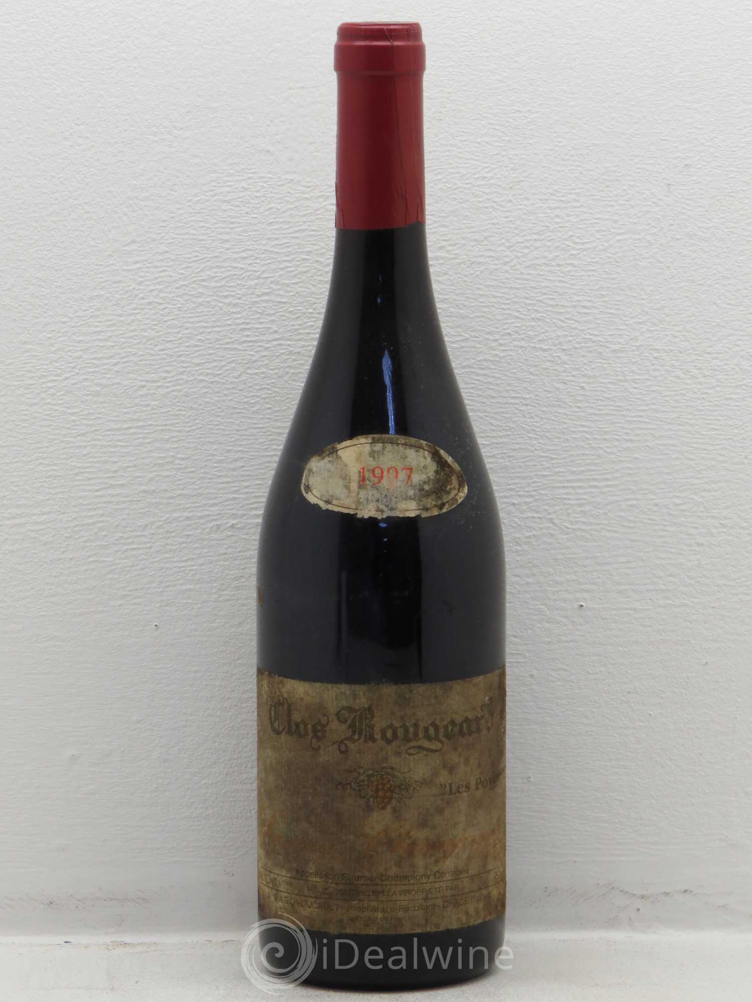 Saumur-Champigny Les Poyeux Clos Rougeard 1997 - Lot de 1 bouteille - 0