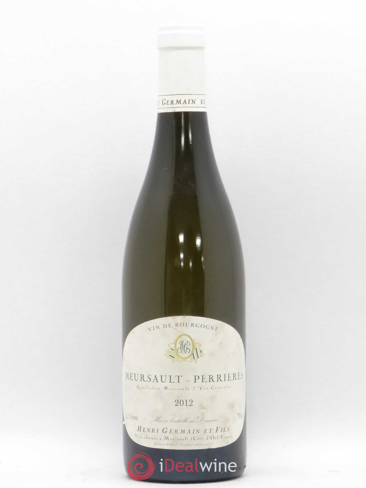 Meursault 1er Cru Perrières Henri Germain 2012 - Lot de 1 bouteille - 0