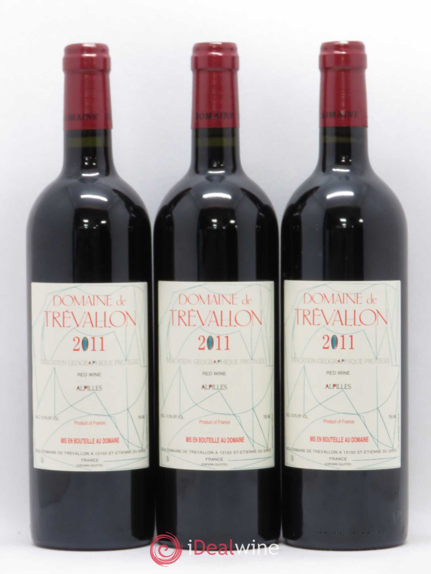 Alpilles Trévallon (Domaine de) Eloi Dürrbach 2011 - Lot de 3 bouteilles - 0